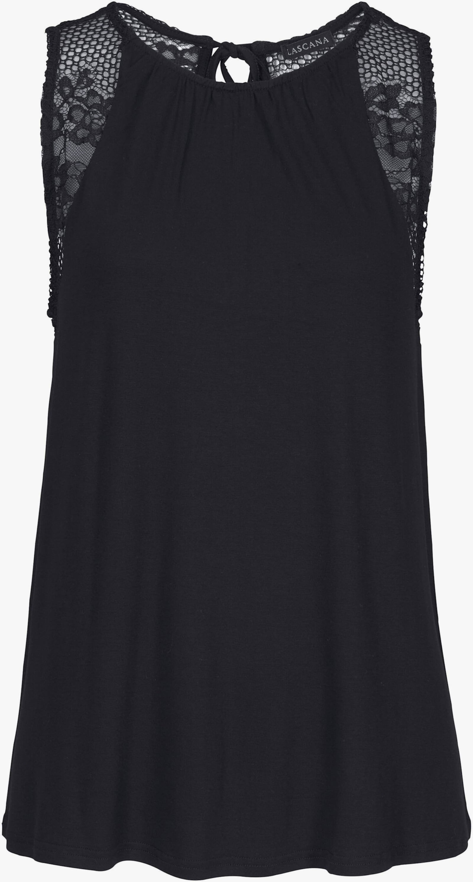 LASCANA Strandtop - zwart
