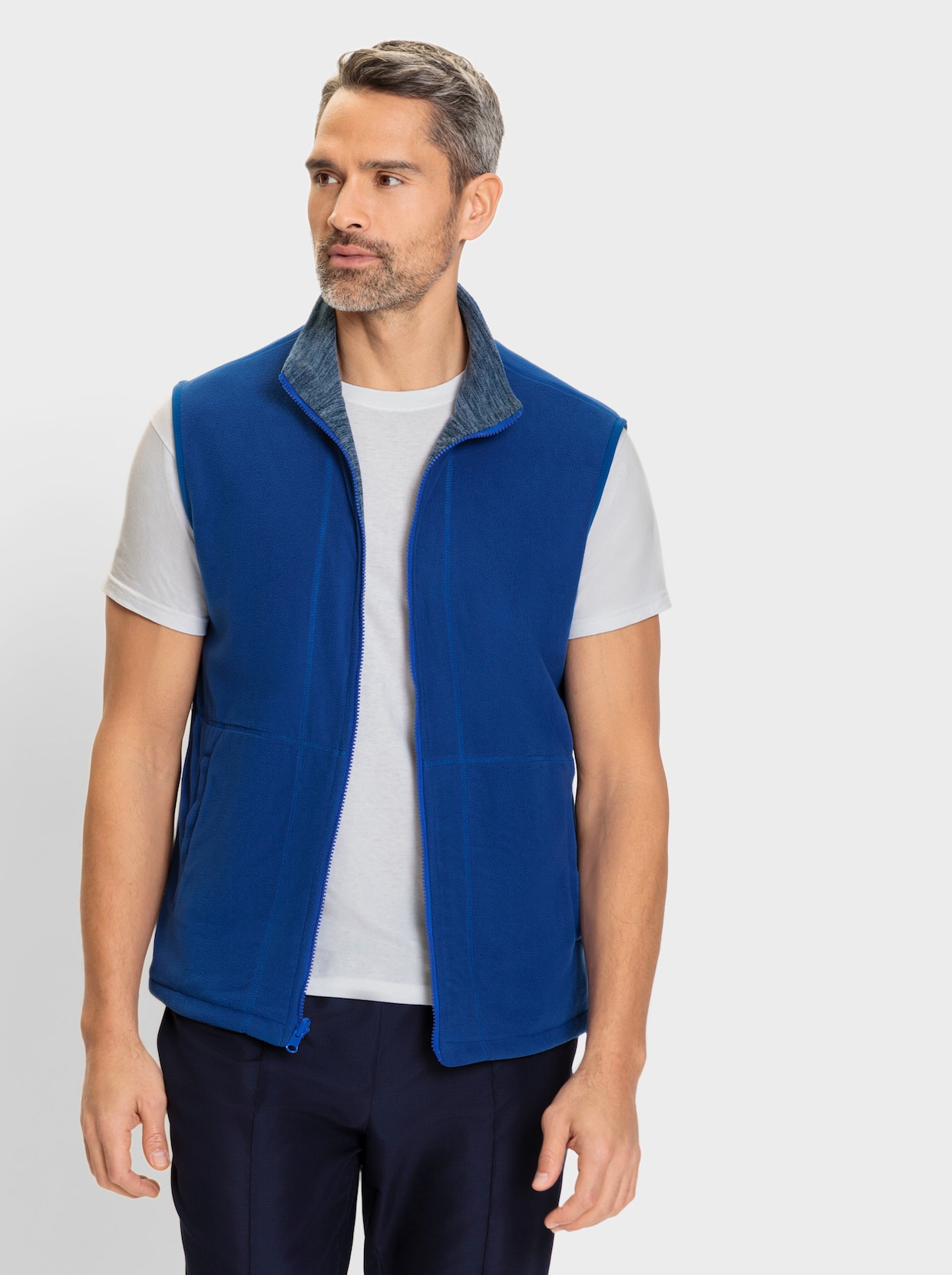 Catamaran Sports Gilet van tricotfleece - koningsblauw gemêleerd