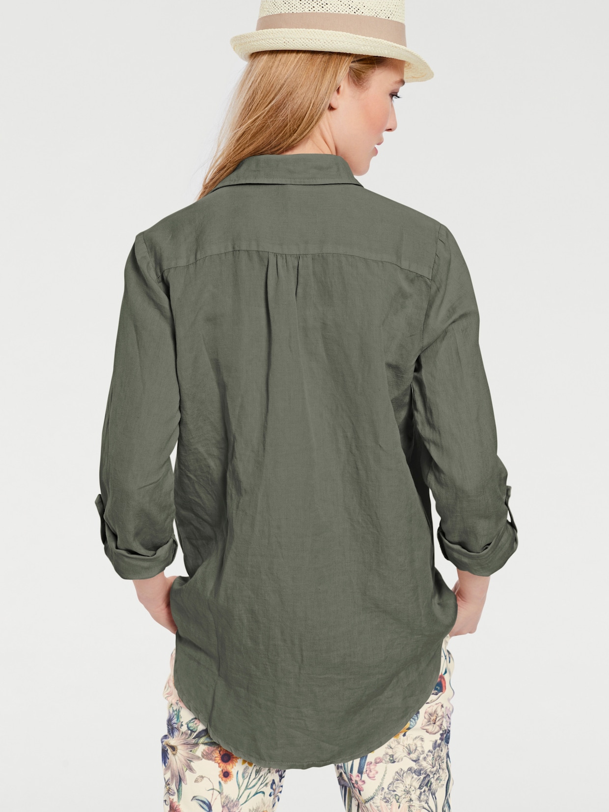 heine Longbluse - khaki