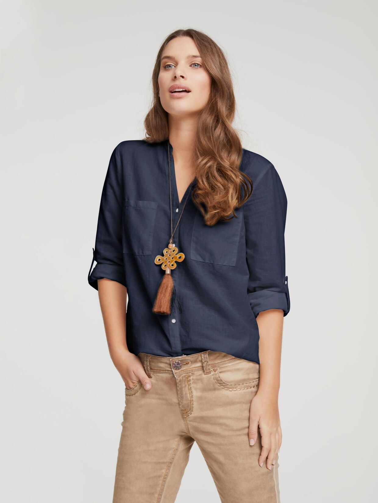 Rick Cardona Bluse - marine