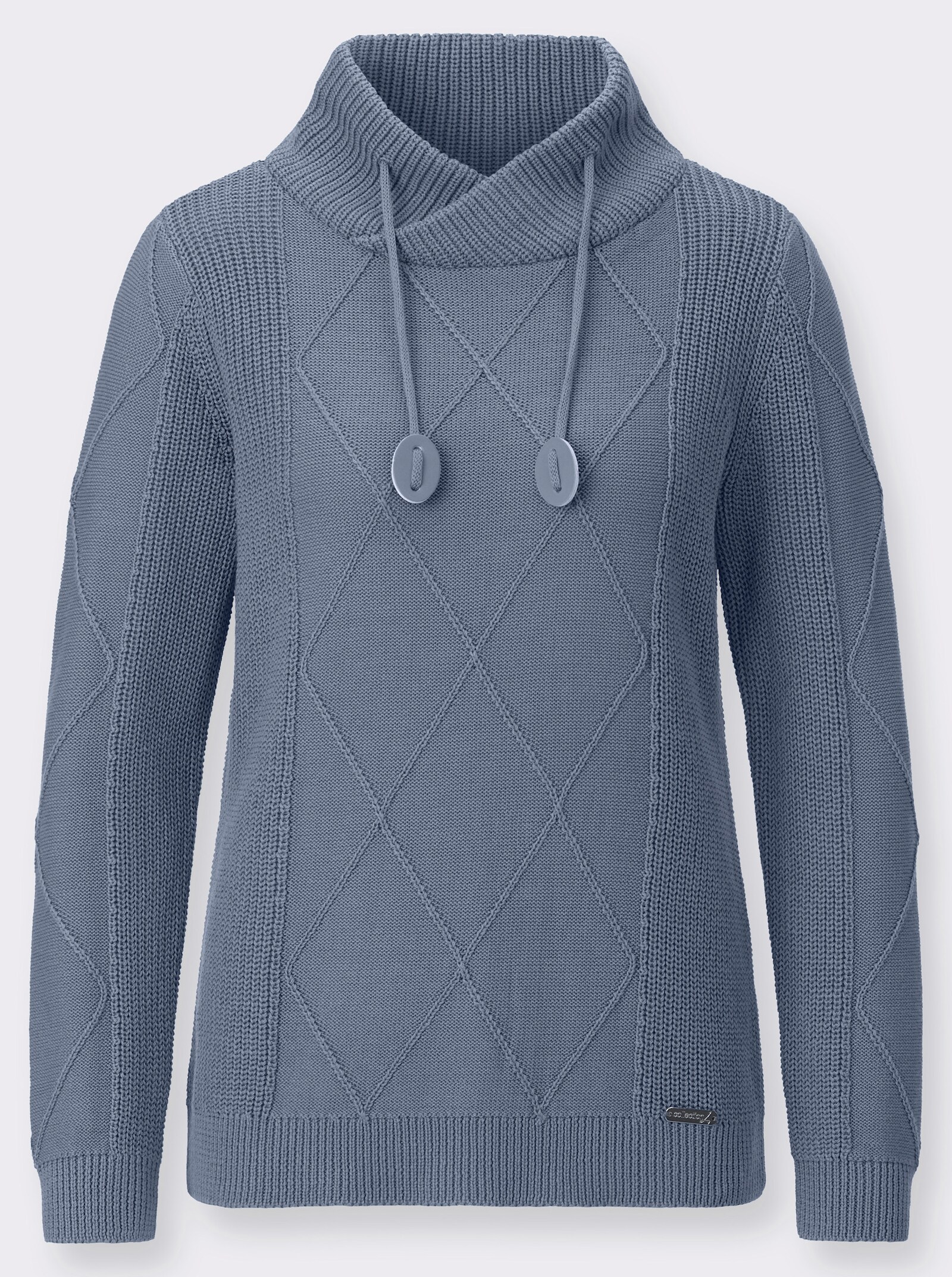 Pullover - taubenblau