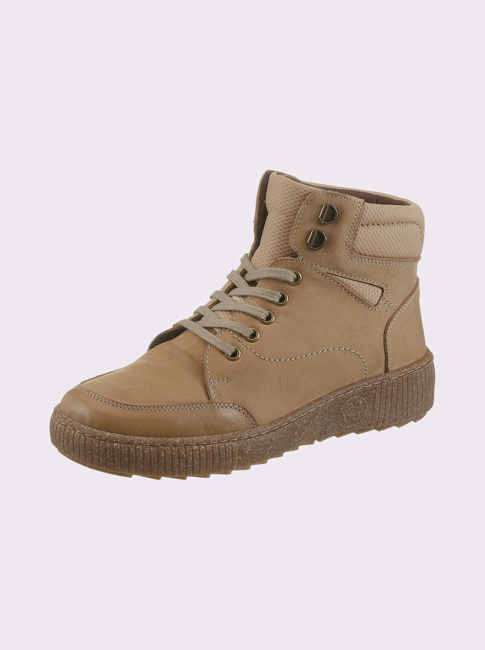 airsoft modern+ Stiefelette mit Polsterung - beige