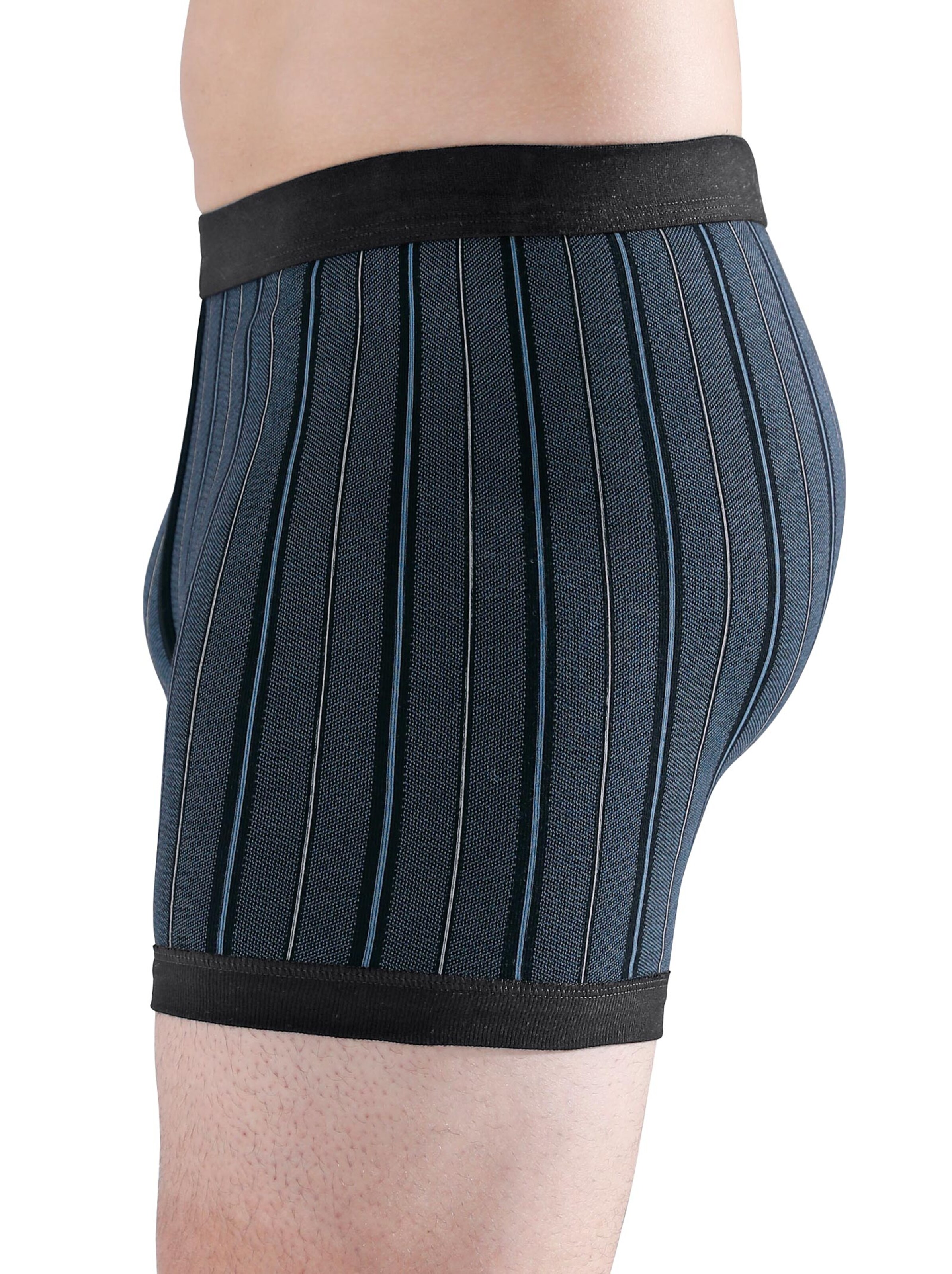 ESGE Schlüpfer - schwarz-grau-gestreift