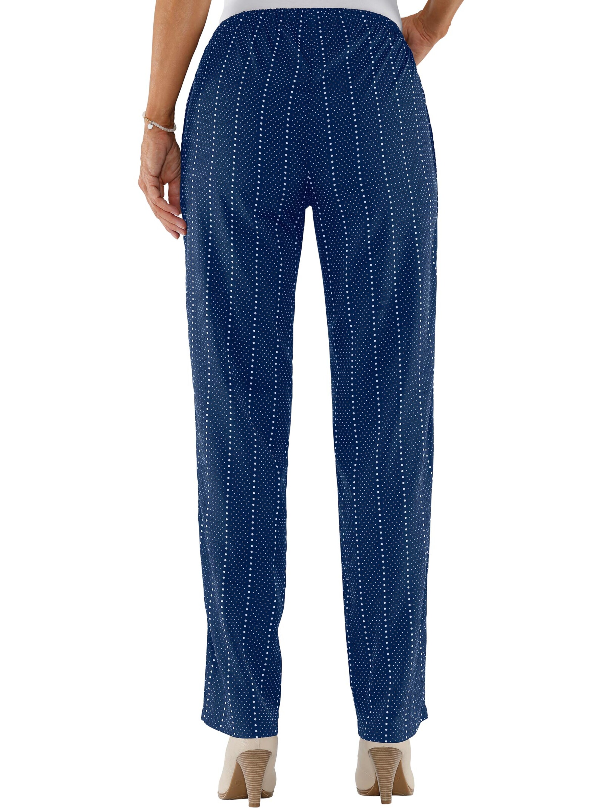 Hose - marine-getupft