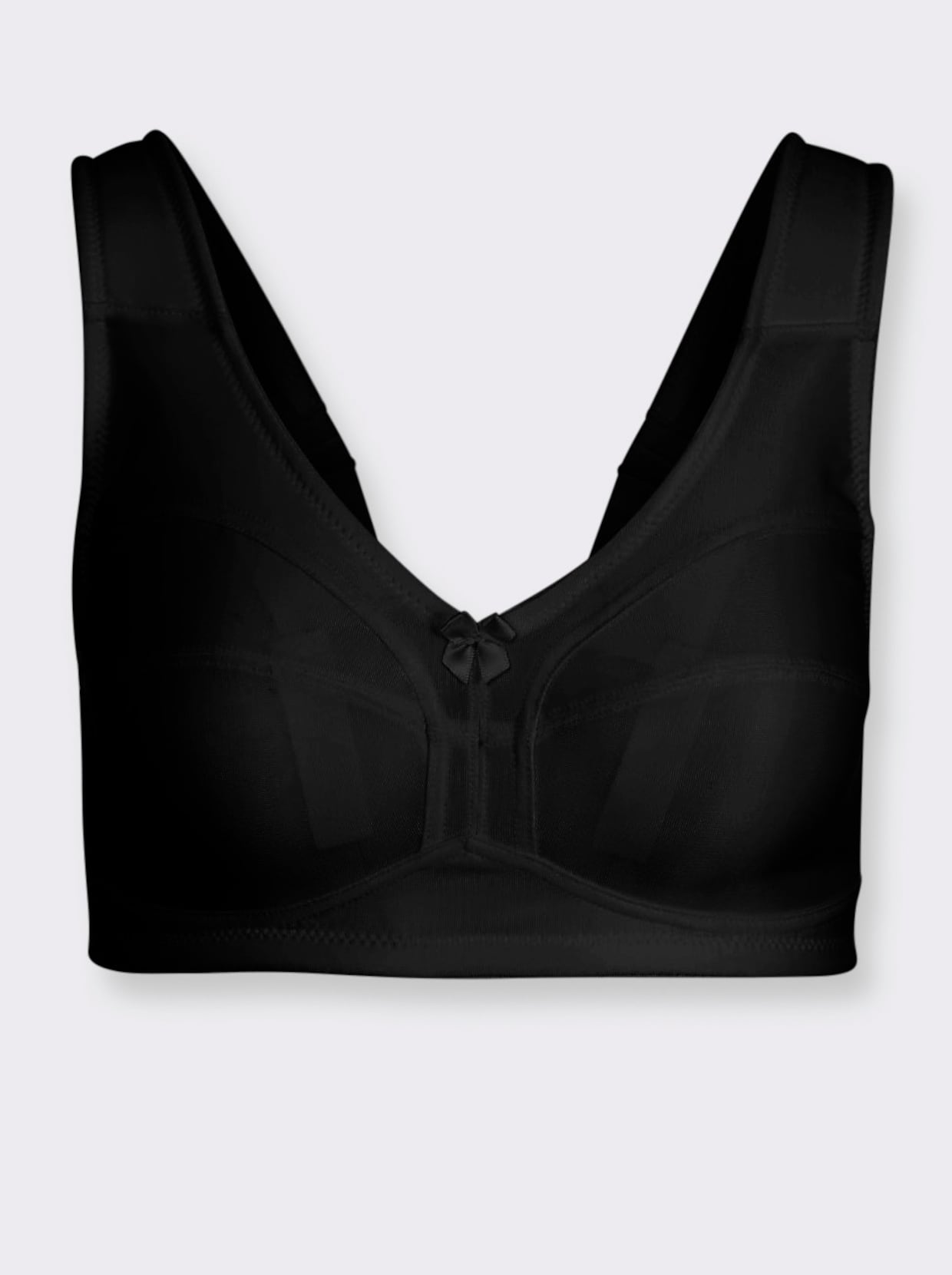 wäschepur Soutien-gorge large sans armatures - noir