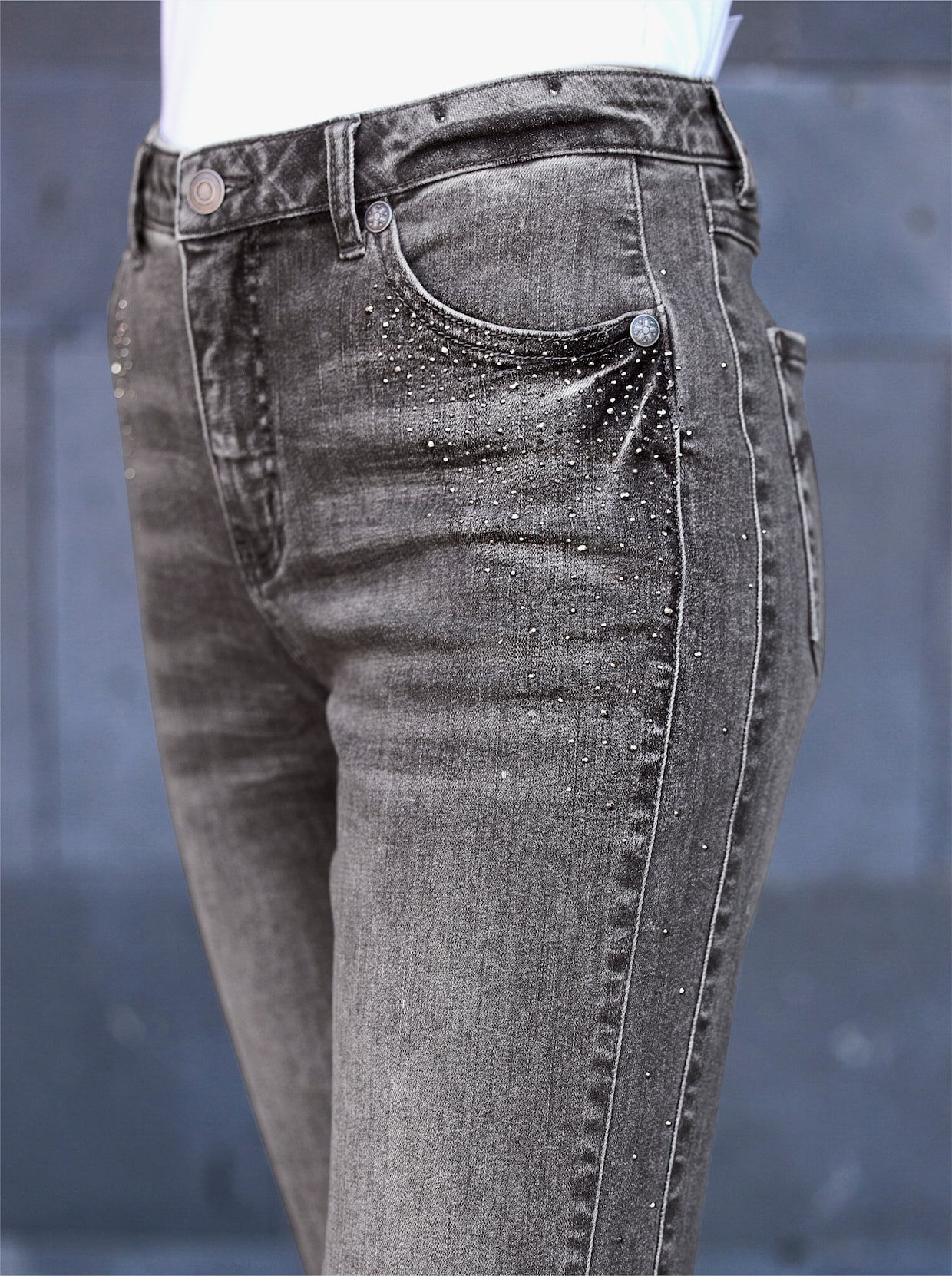 heine Jeans - stone-grey-denim