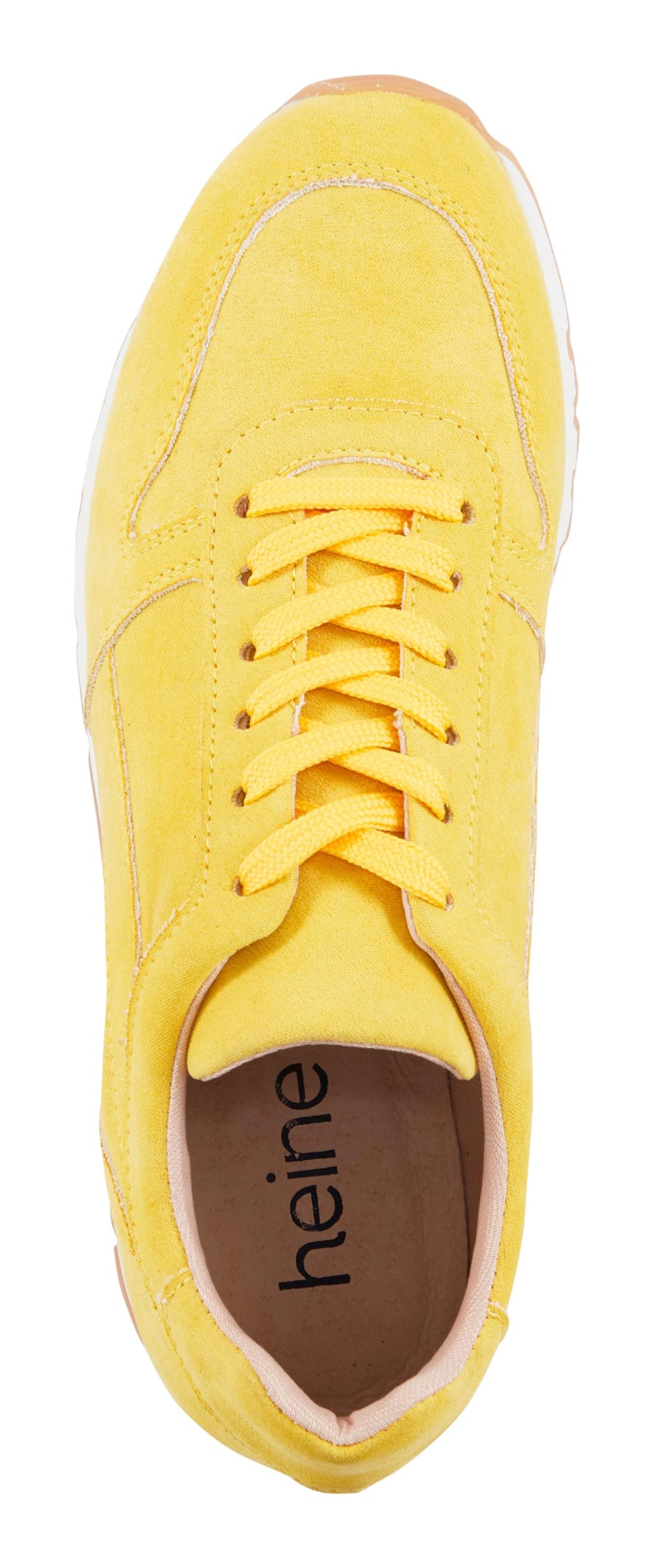 Schuhe Sneakers heine Sneaker in gelb 
