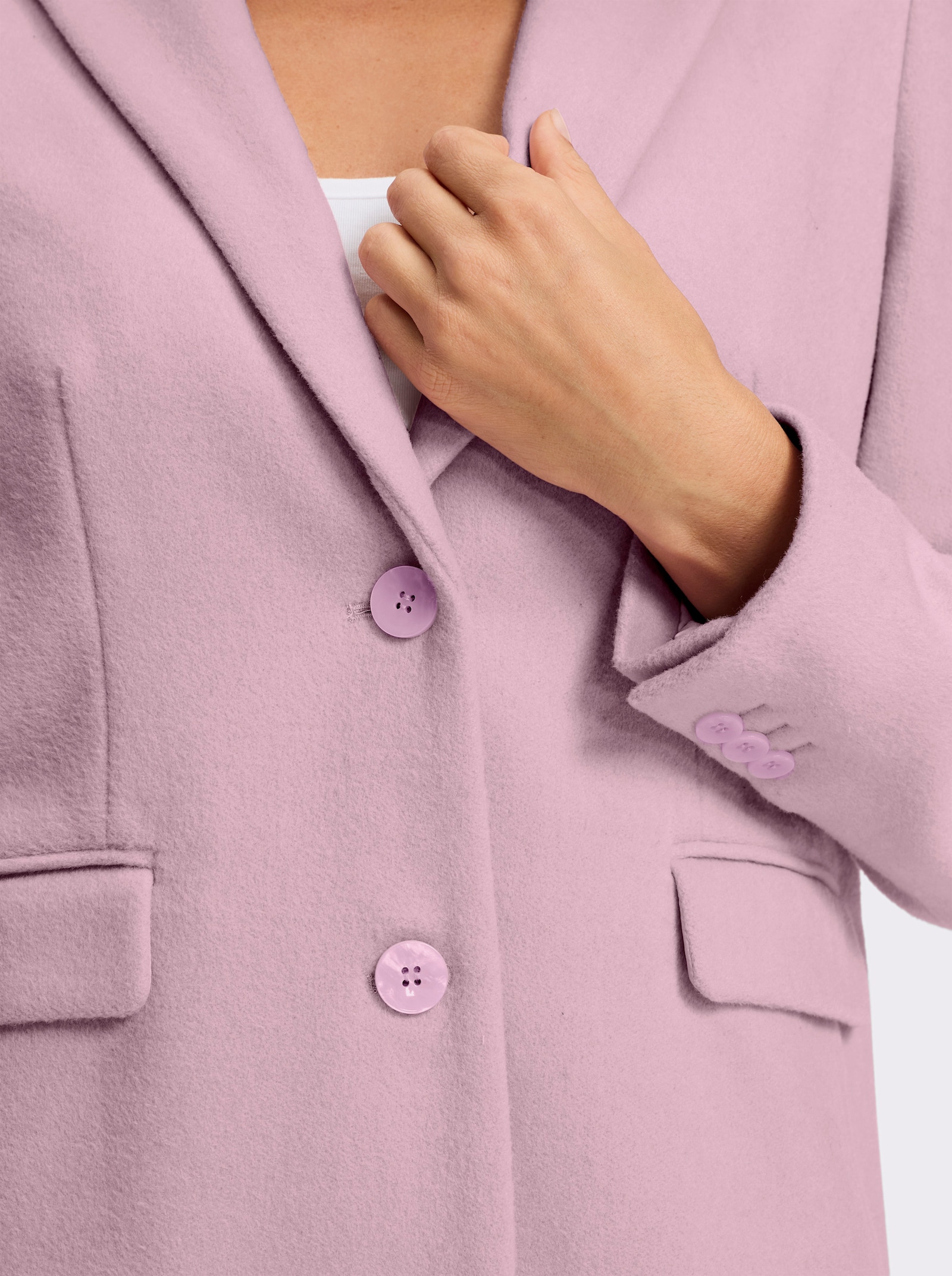 heine Blazer mit Woll-Anteil - rosé