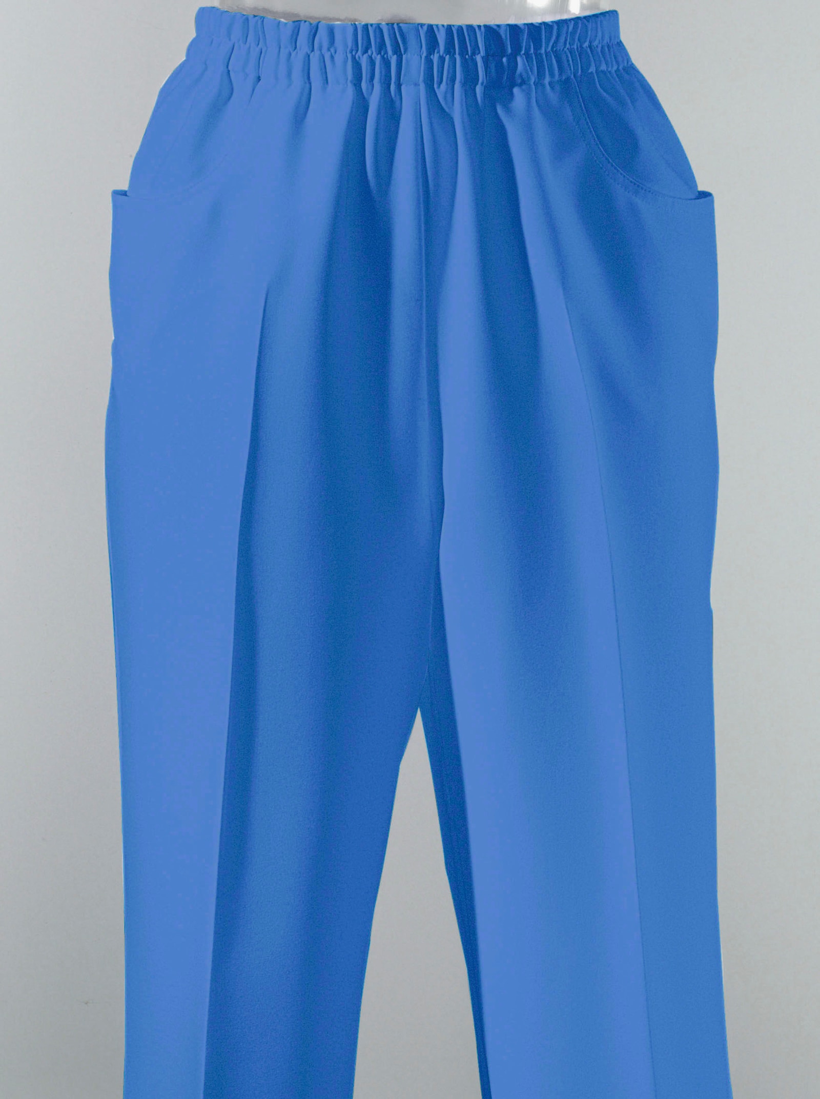 Caprihose mit Bügelfalte - royalblau