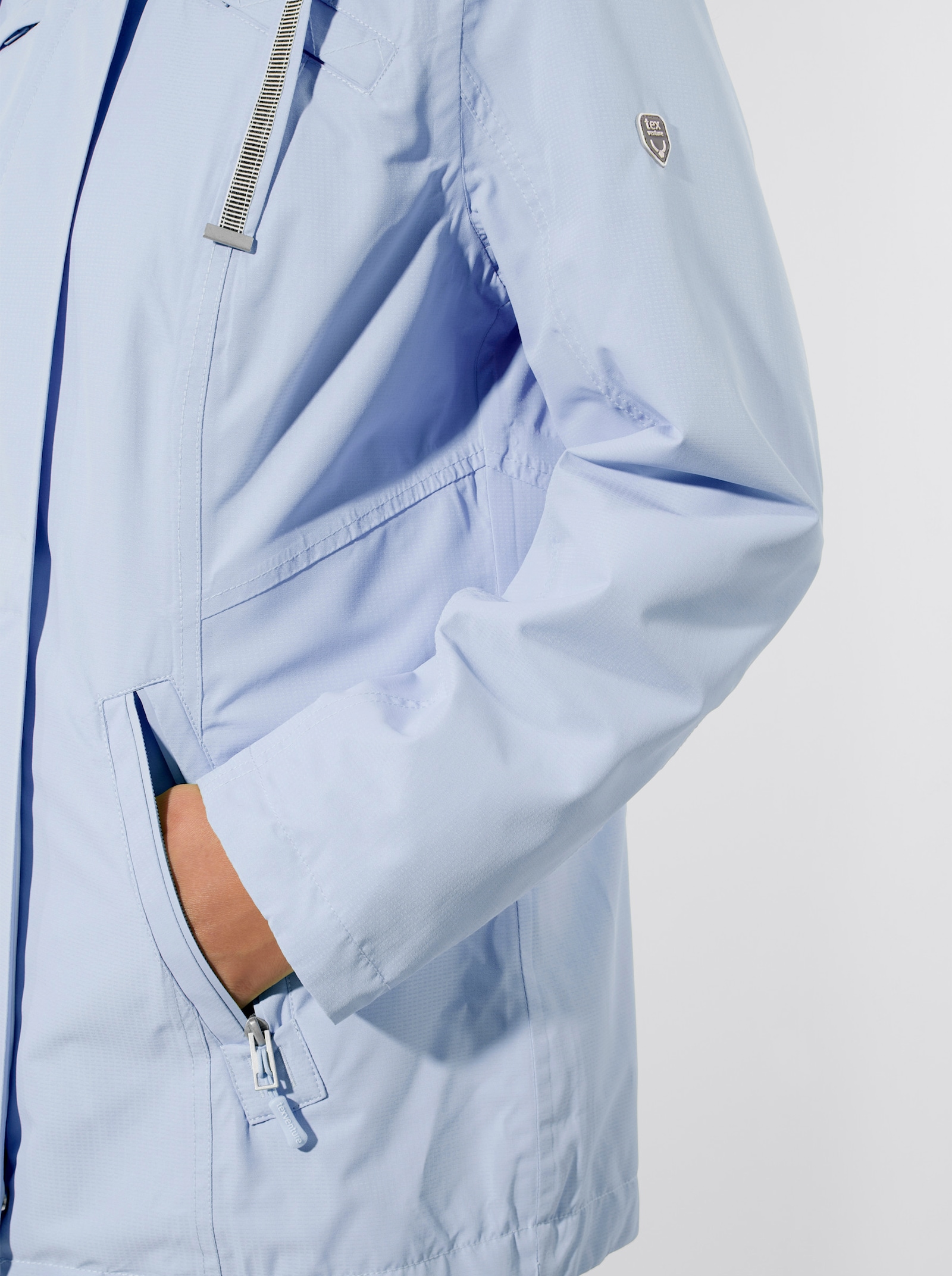 Funktionsjacke für die Übergangszeit - hellblau