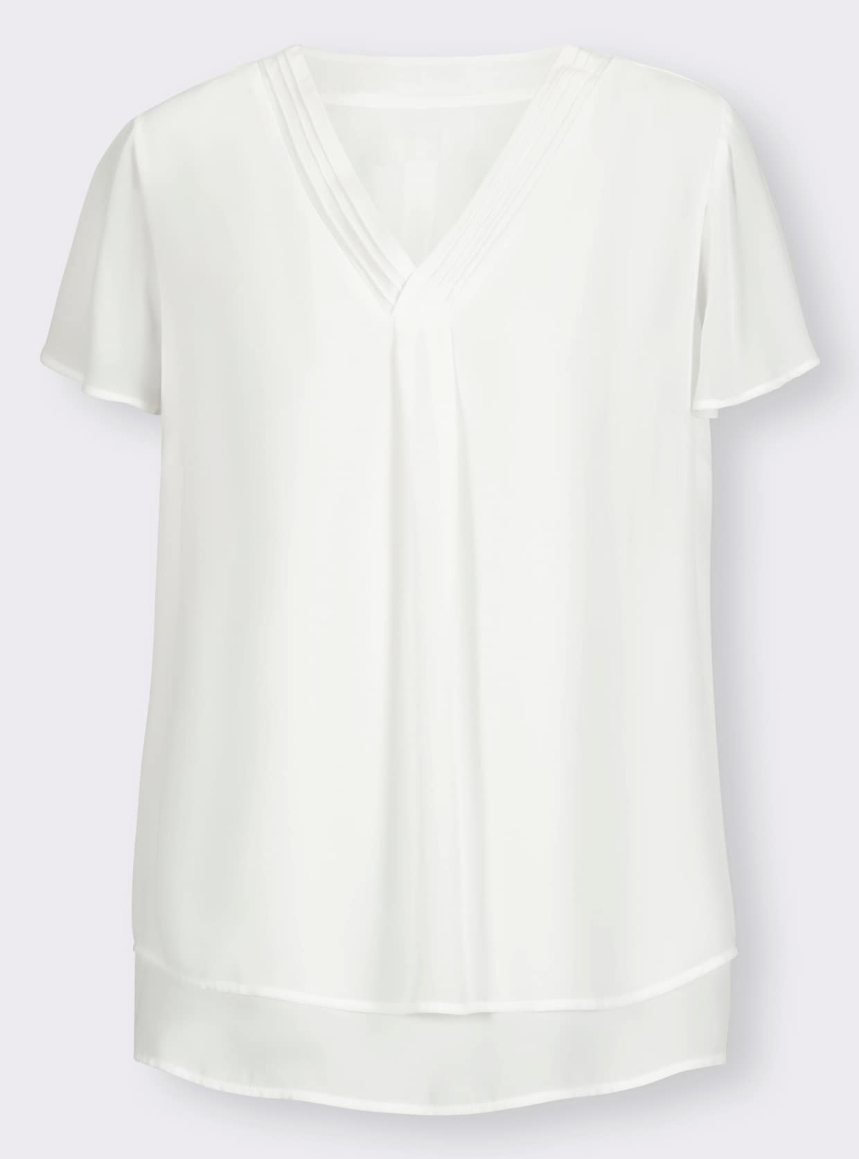 heine Blouse met korte mouwen - ecru