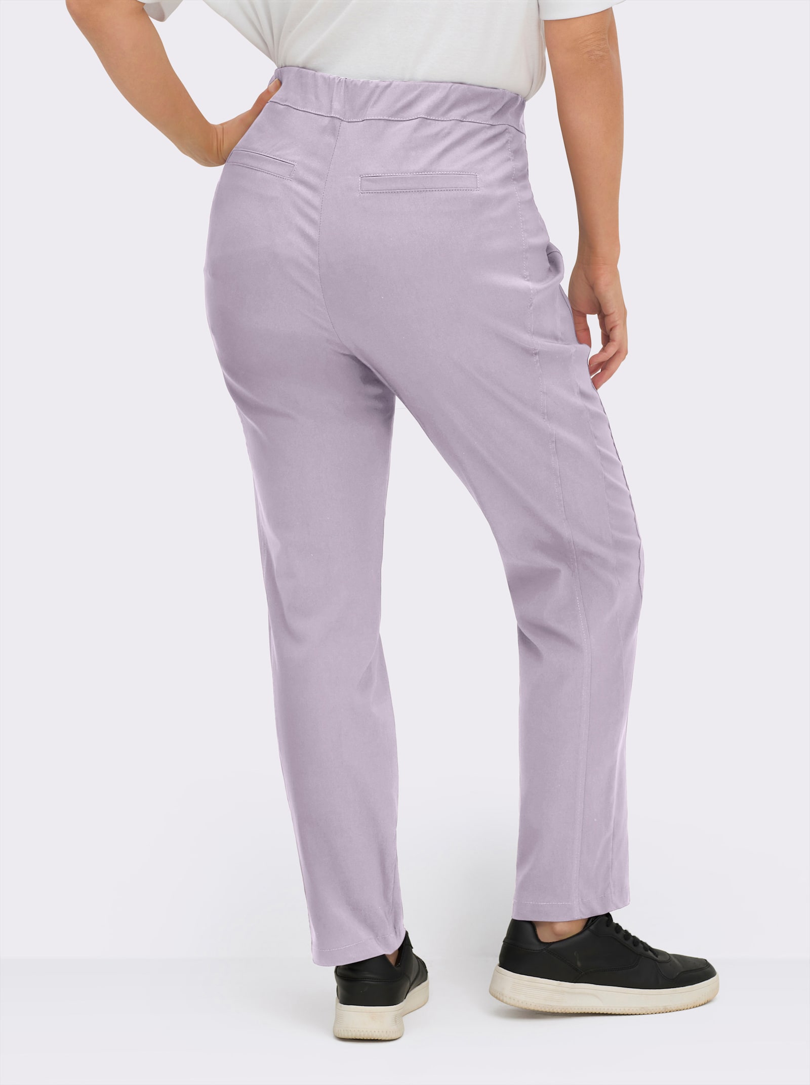Stehmann Comfort line Hose mit Dehnbund, Viskose-Qualität - flieder
