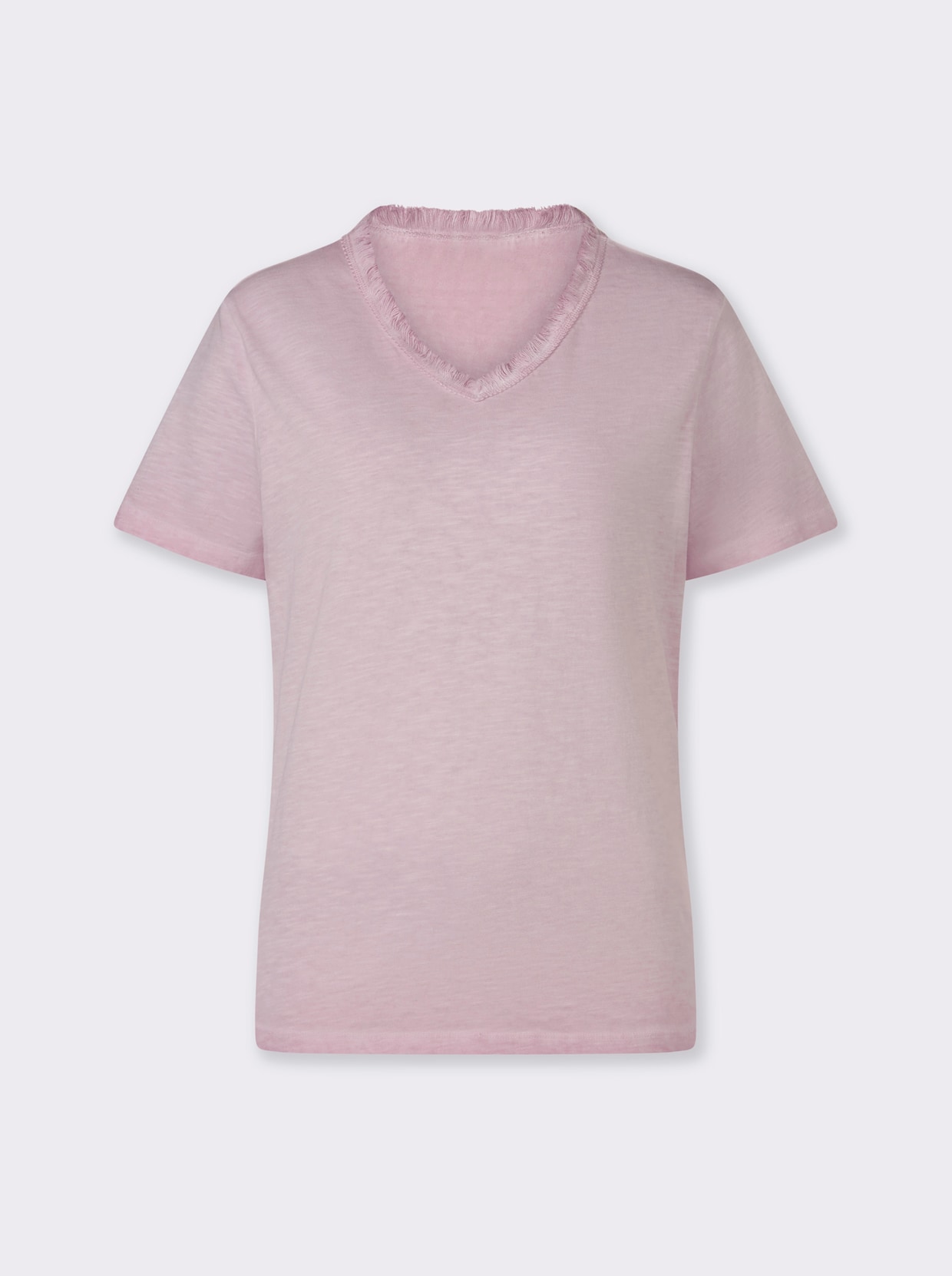 heine V-Shirt - rosenholz