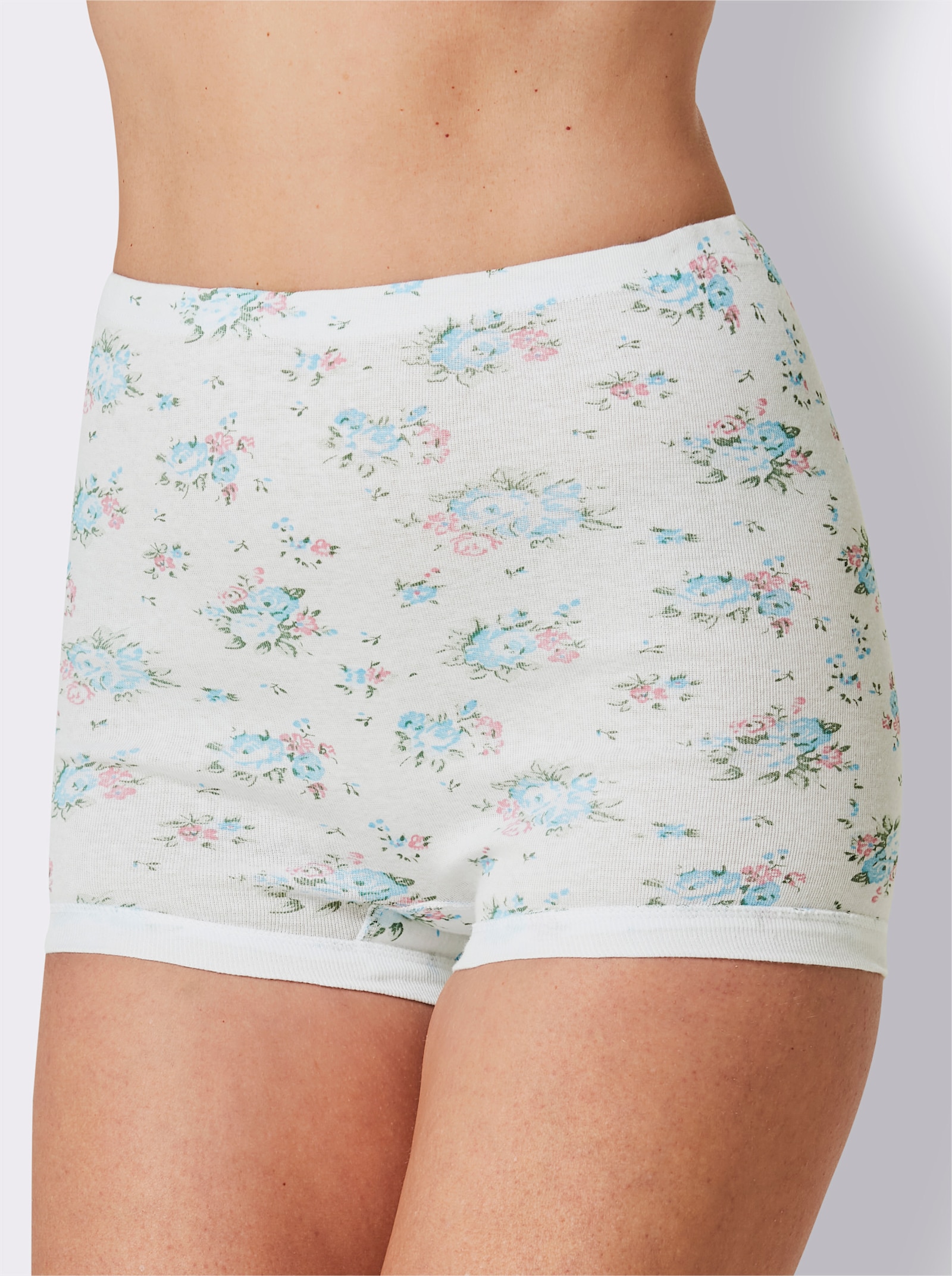 wäschepur Pagenschlüpfer in verschiedenen Druck-Dessins - weiss-bedruckt