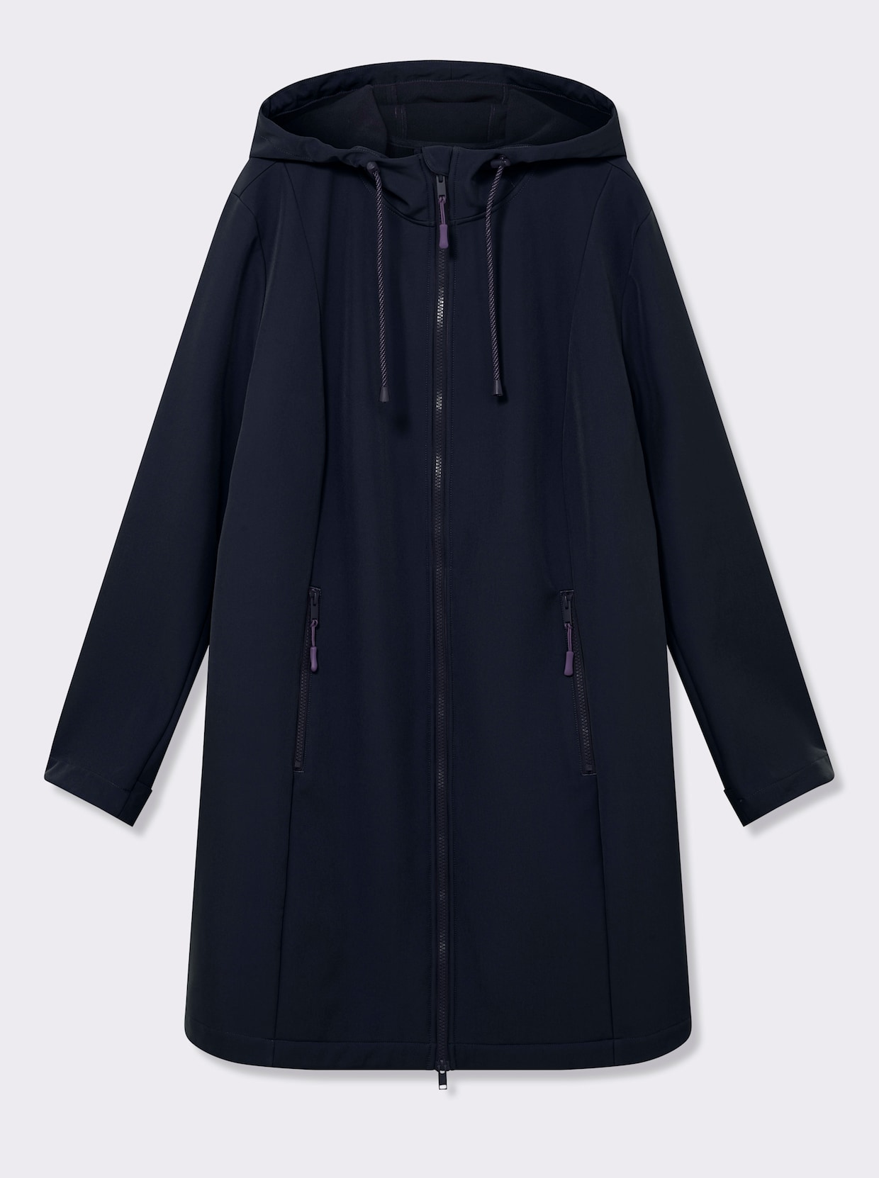 sheego Softshelljacke - tiefblau