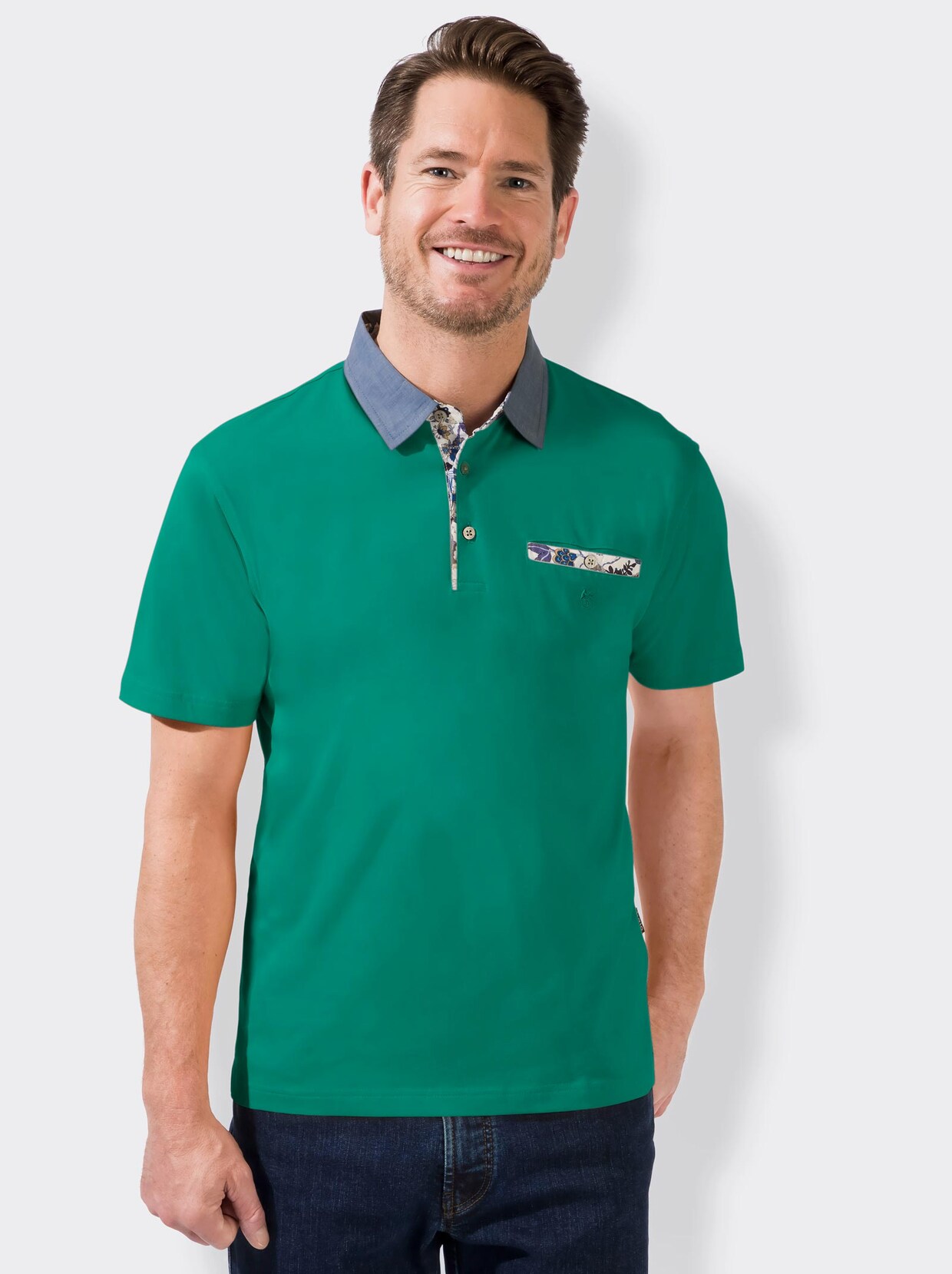 Hajo Kurzarm-Shirt - grün