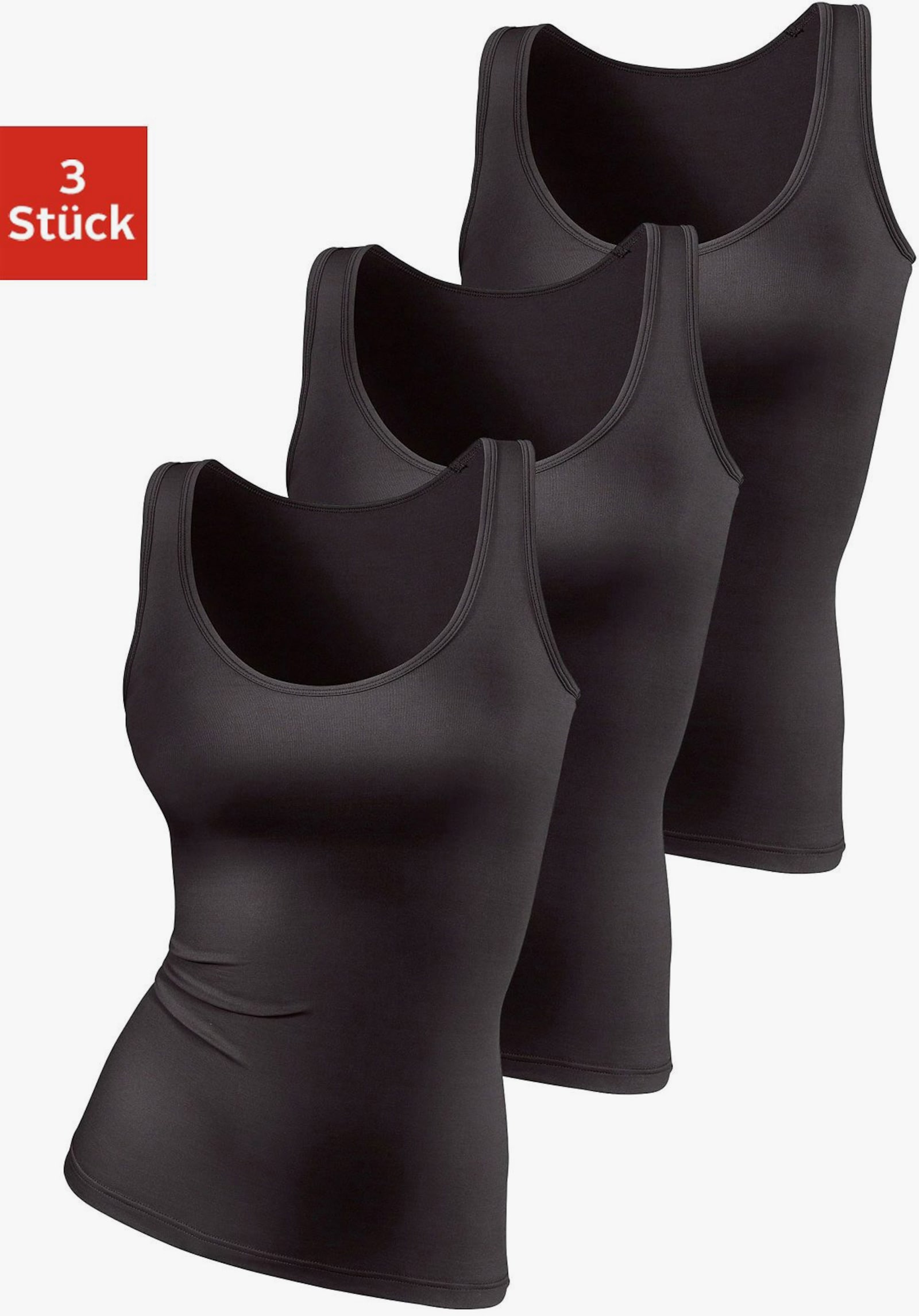 vivance active Unterhemd - schwarz