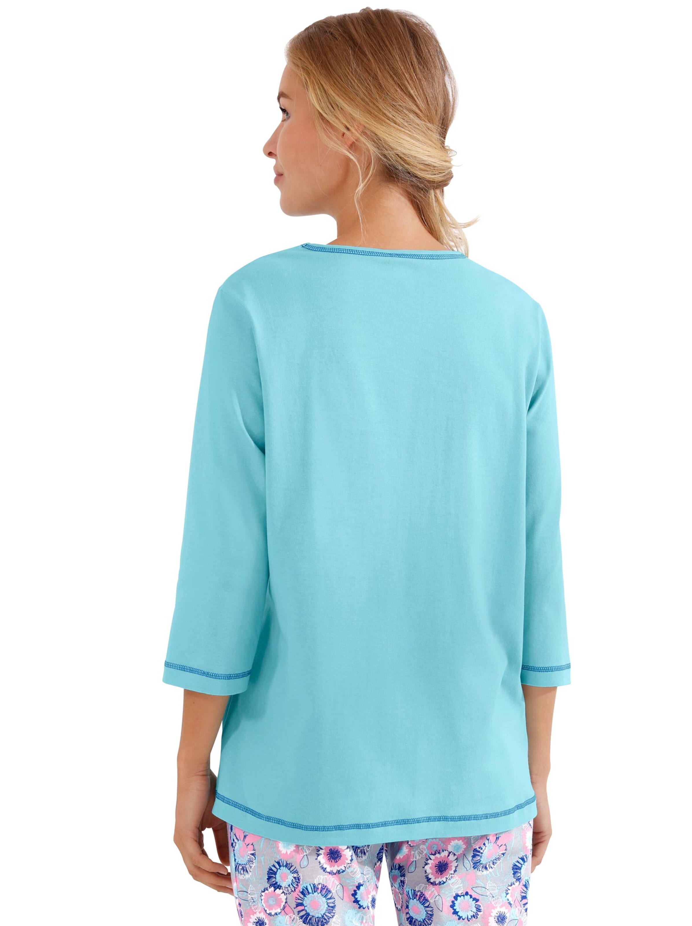 Schlafanzug-Shirt - türkis