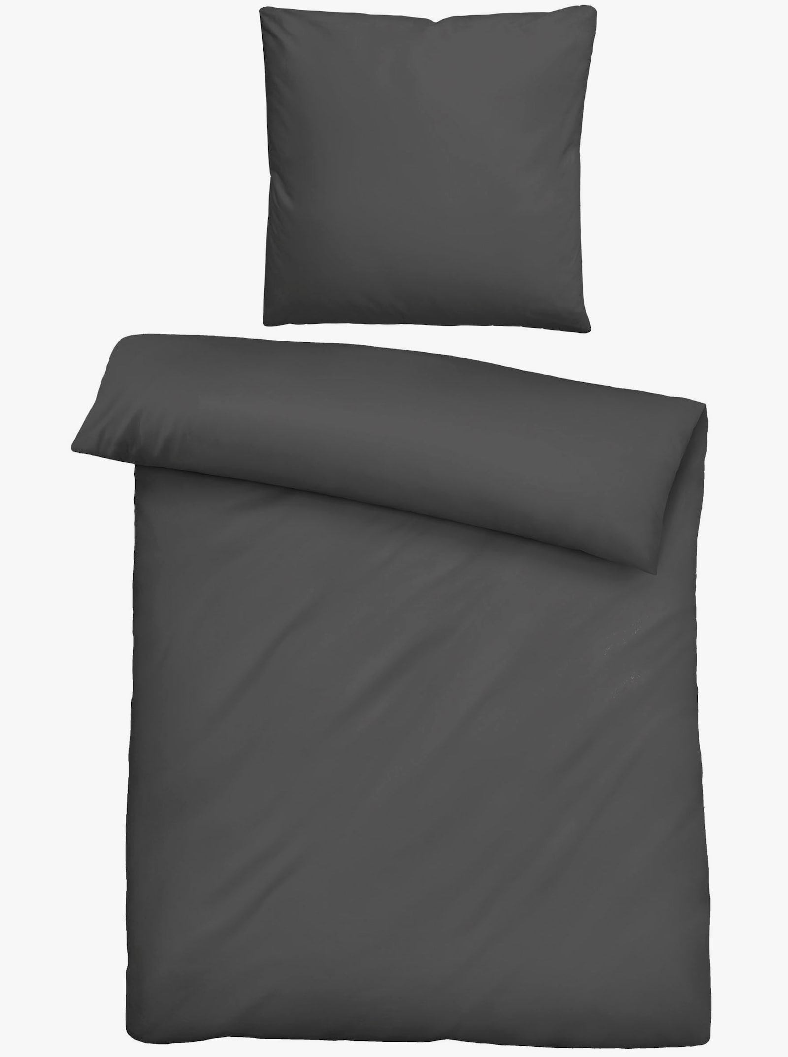 Biberna Bettwäsche - anthrazit