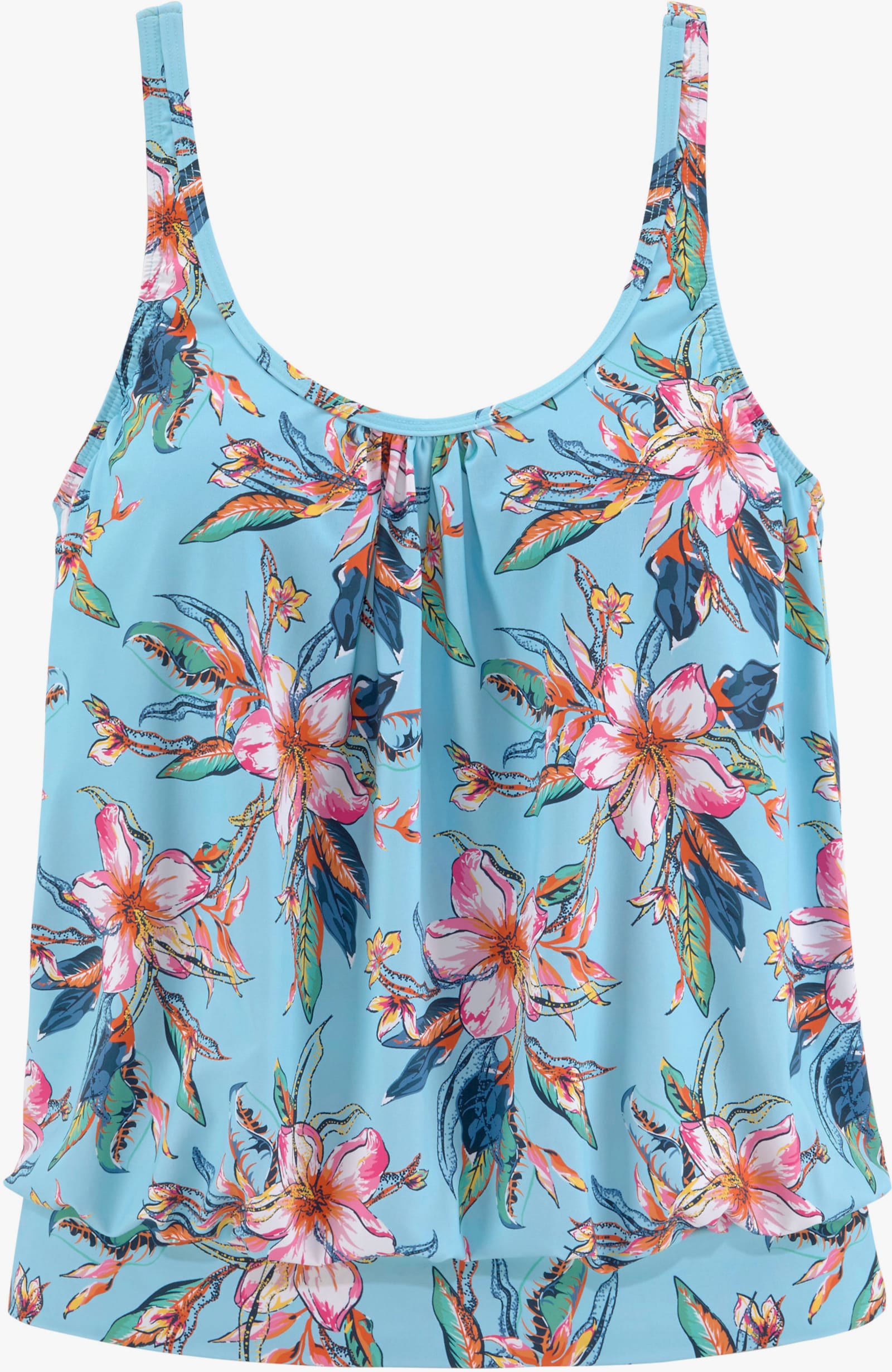 LASCANA Tankini-Top - hellblau-bedruckt