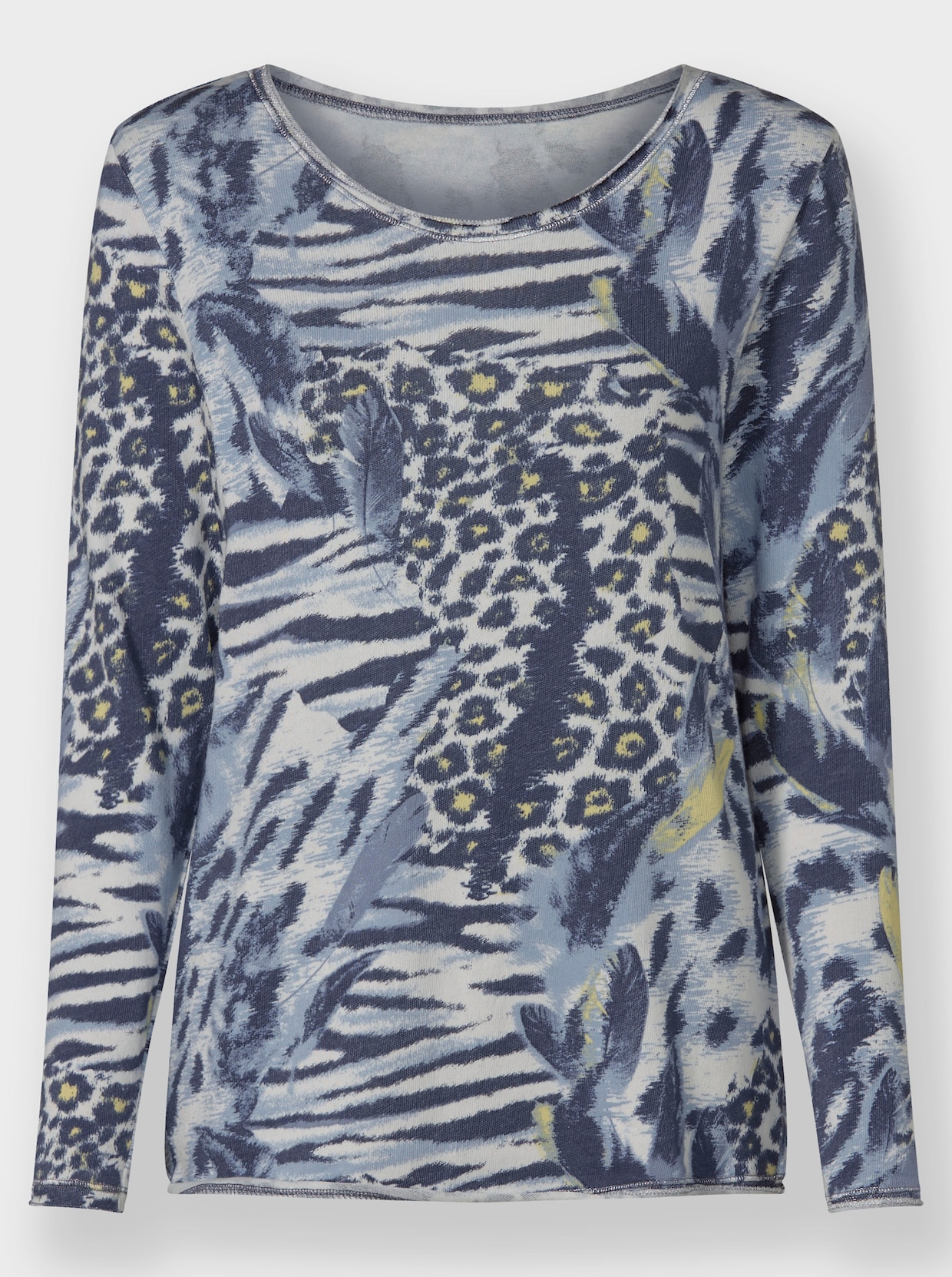 heine Shirt met lange mouwen - bleu/geel
