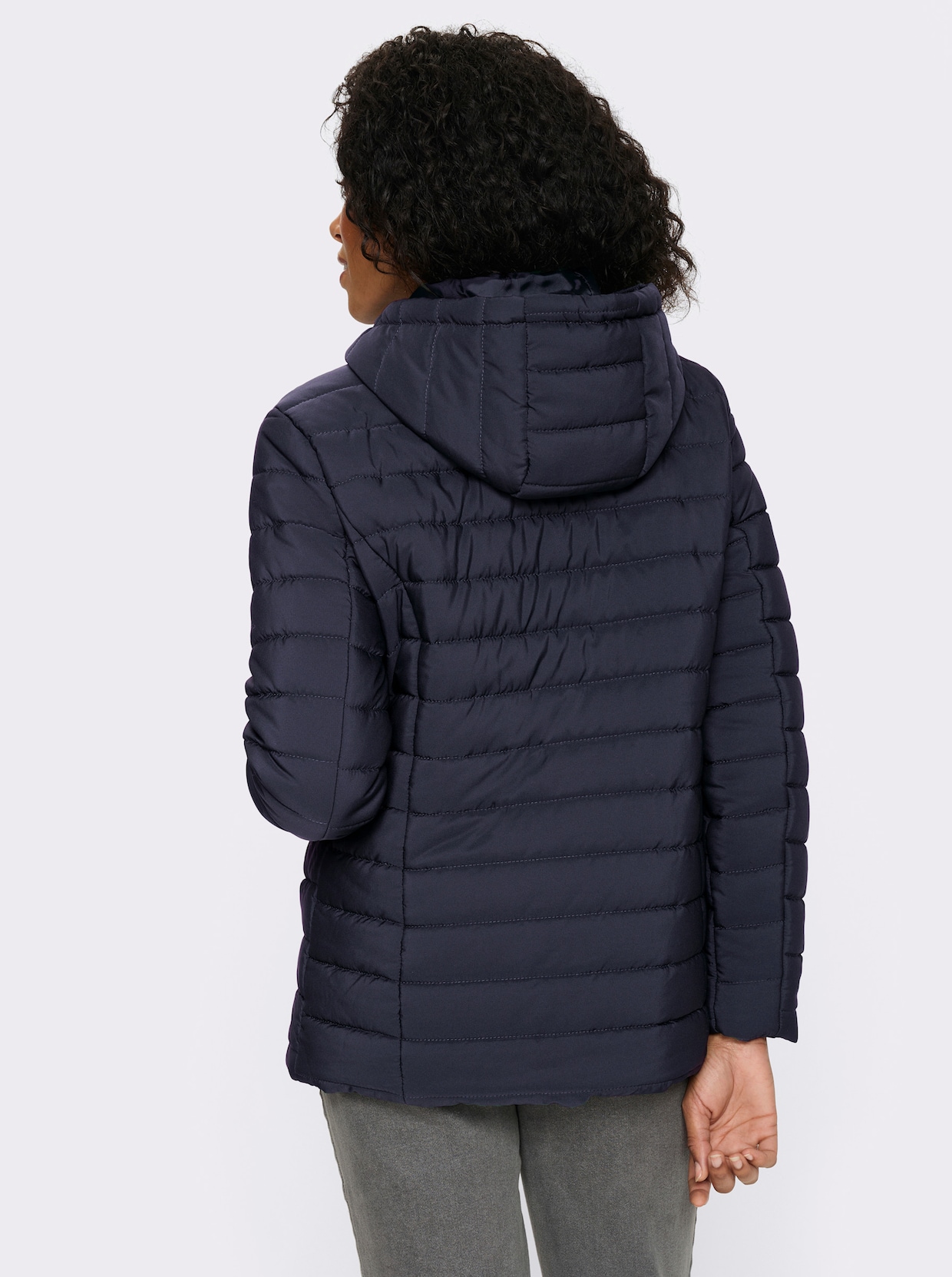 Steppjacke mit Knebelknöpfen - marine