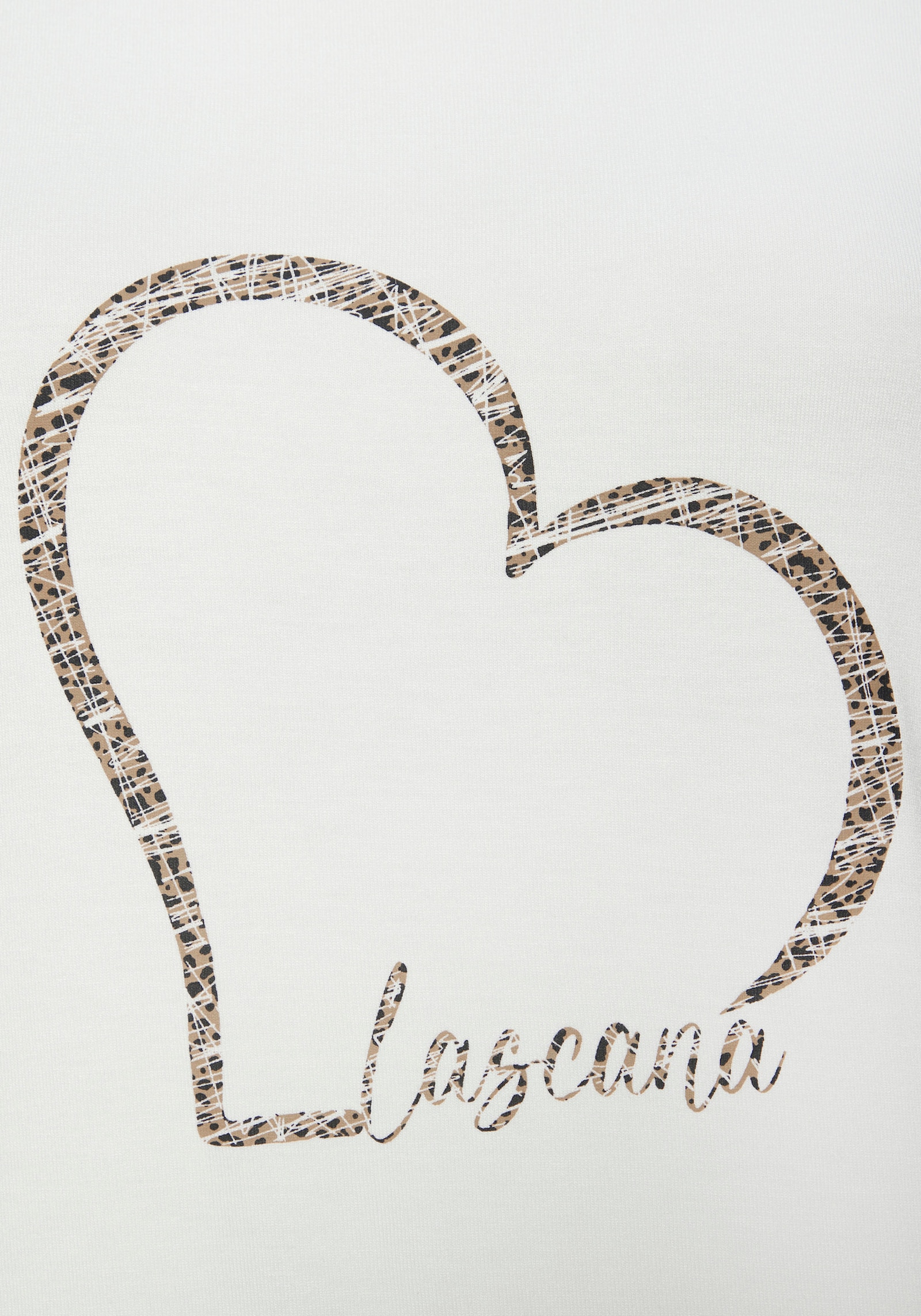 LASCANA Kurzarmshirt - creme