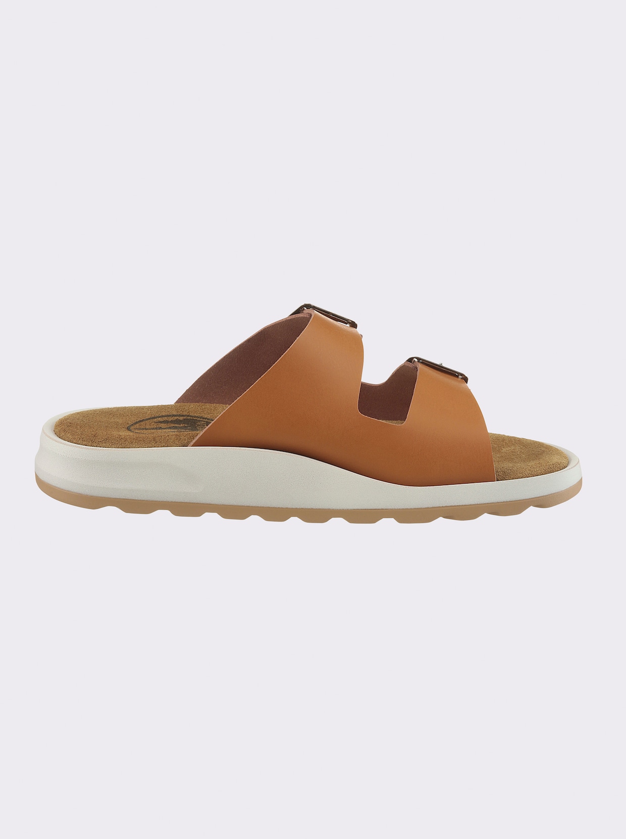 Franken Schuhe Pantolette - camel
