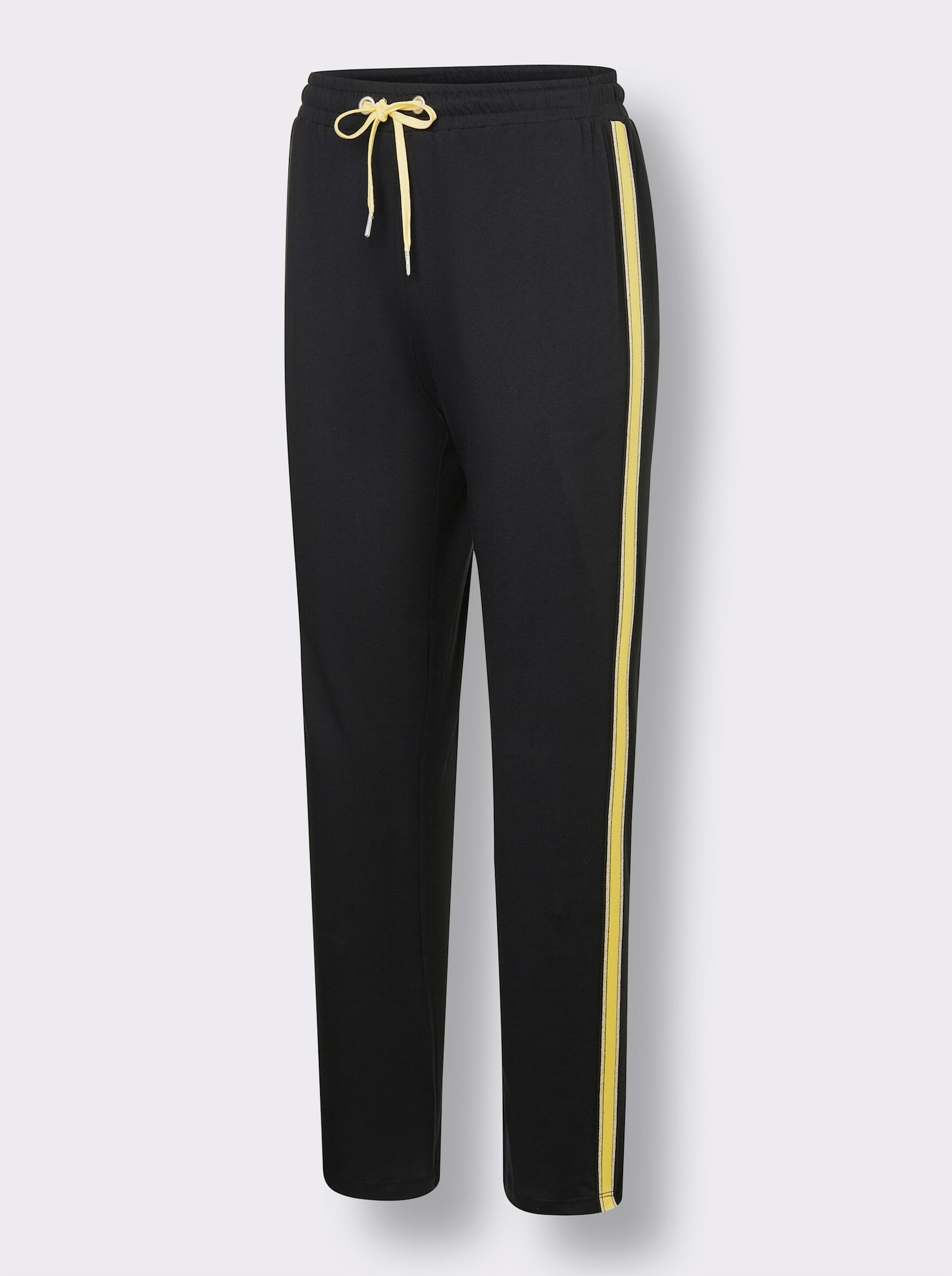 CREATION L PREMIUM Modal Schlafanzug - ecru-schwarz-bedruckt