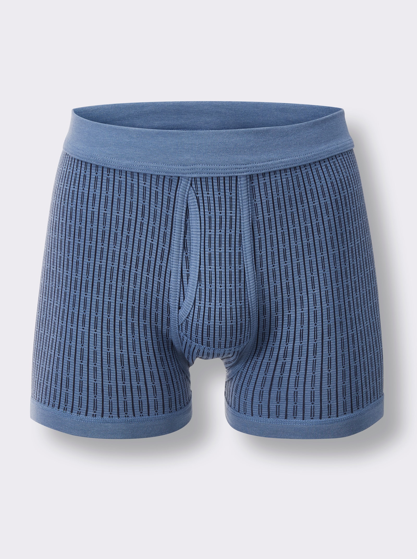 wäschepur men Hose kurz - hellblau-bedruckt