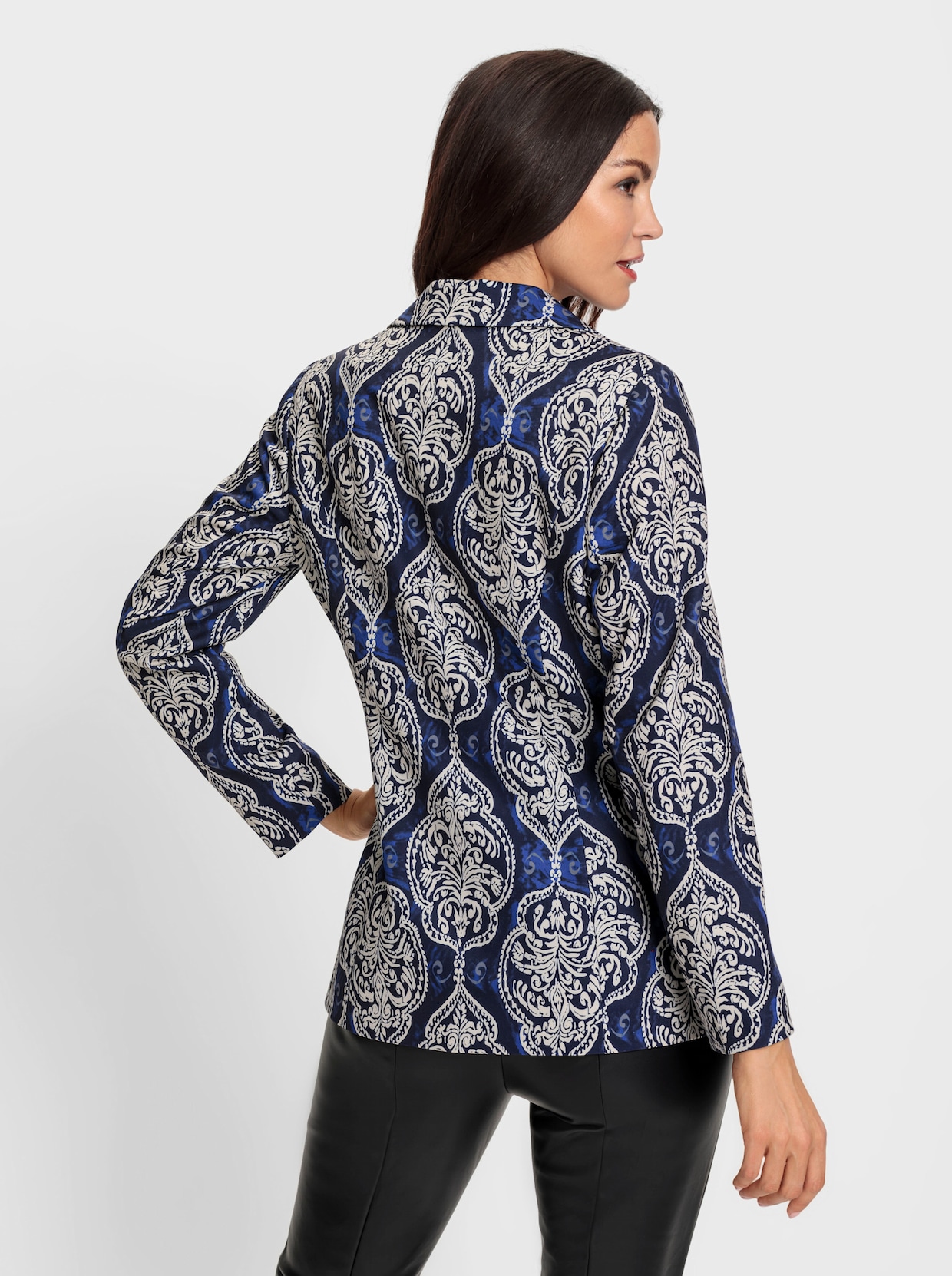 heine Blazer met print - marine/zand bedrukt