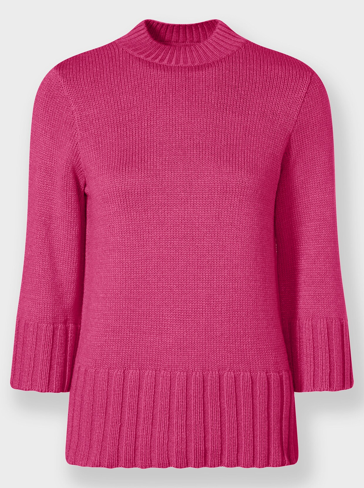 heine Pullover met 3/4-mouwen - fuchsia