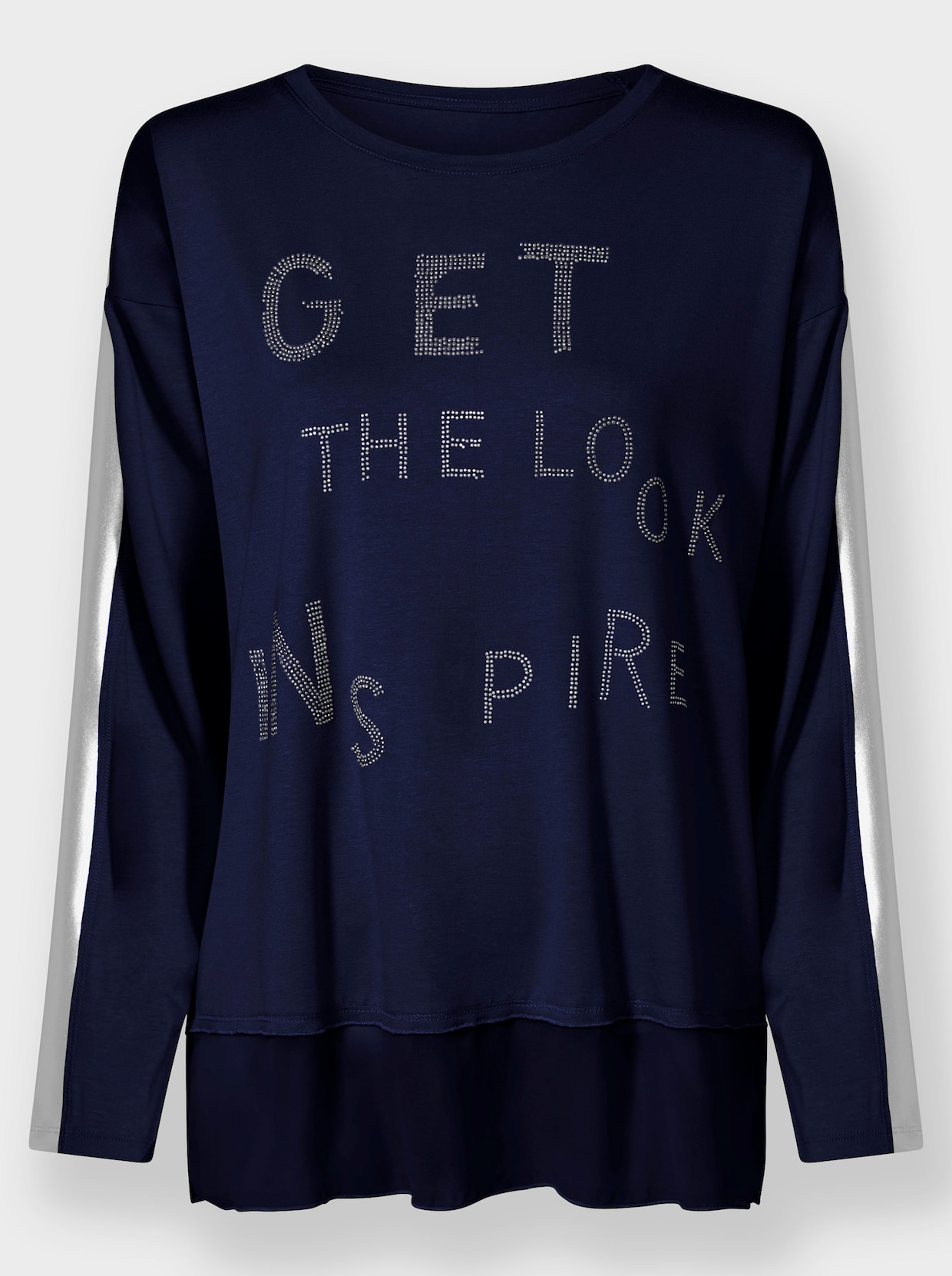 heine Shirt met lange mouwen - marine
