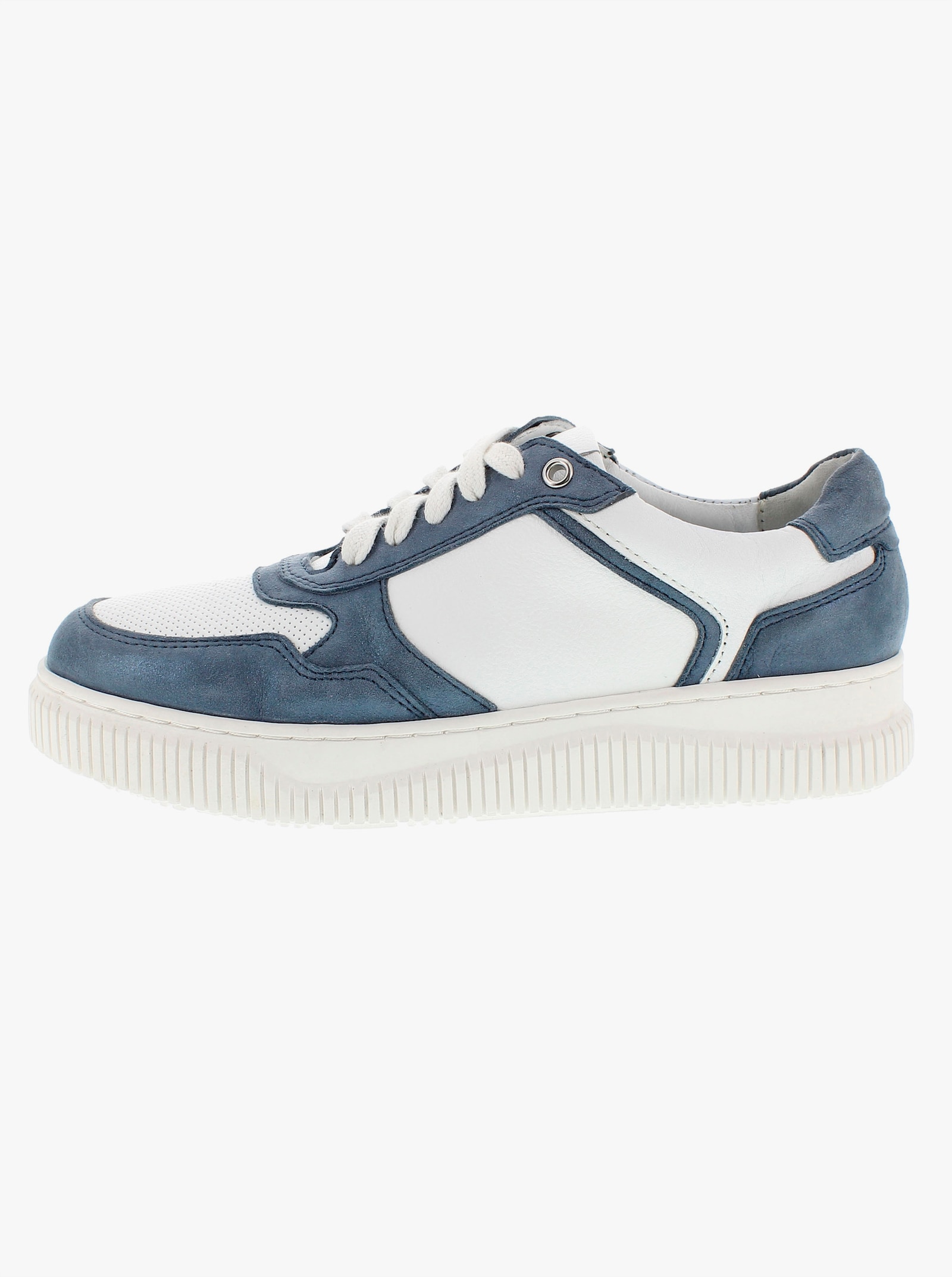 Reflexan Sneaker mit flexibler Laufsohle - weiß-jeansblau