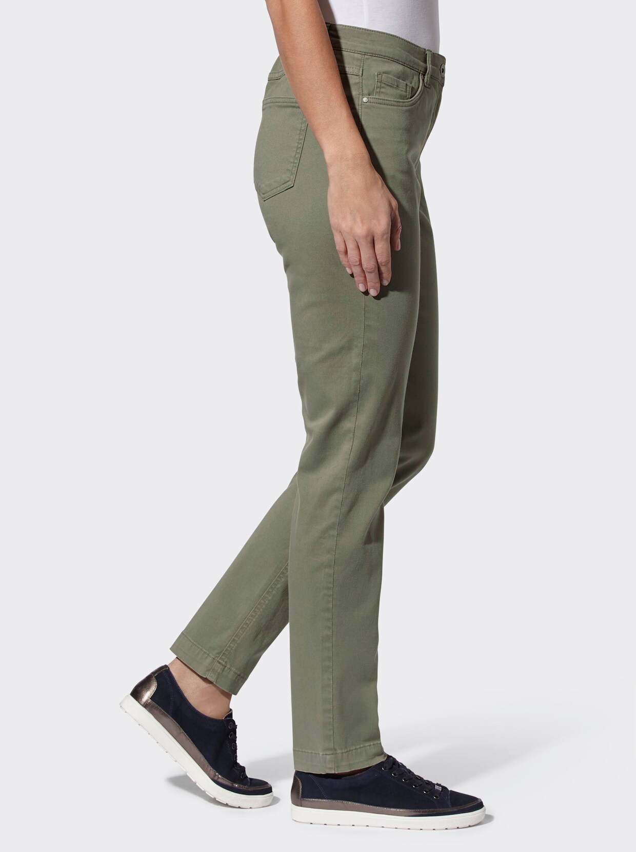 Twill-broek - kaki