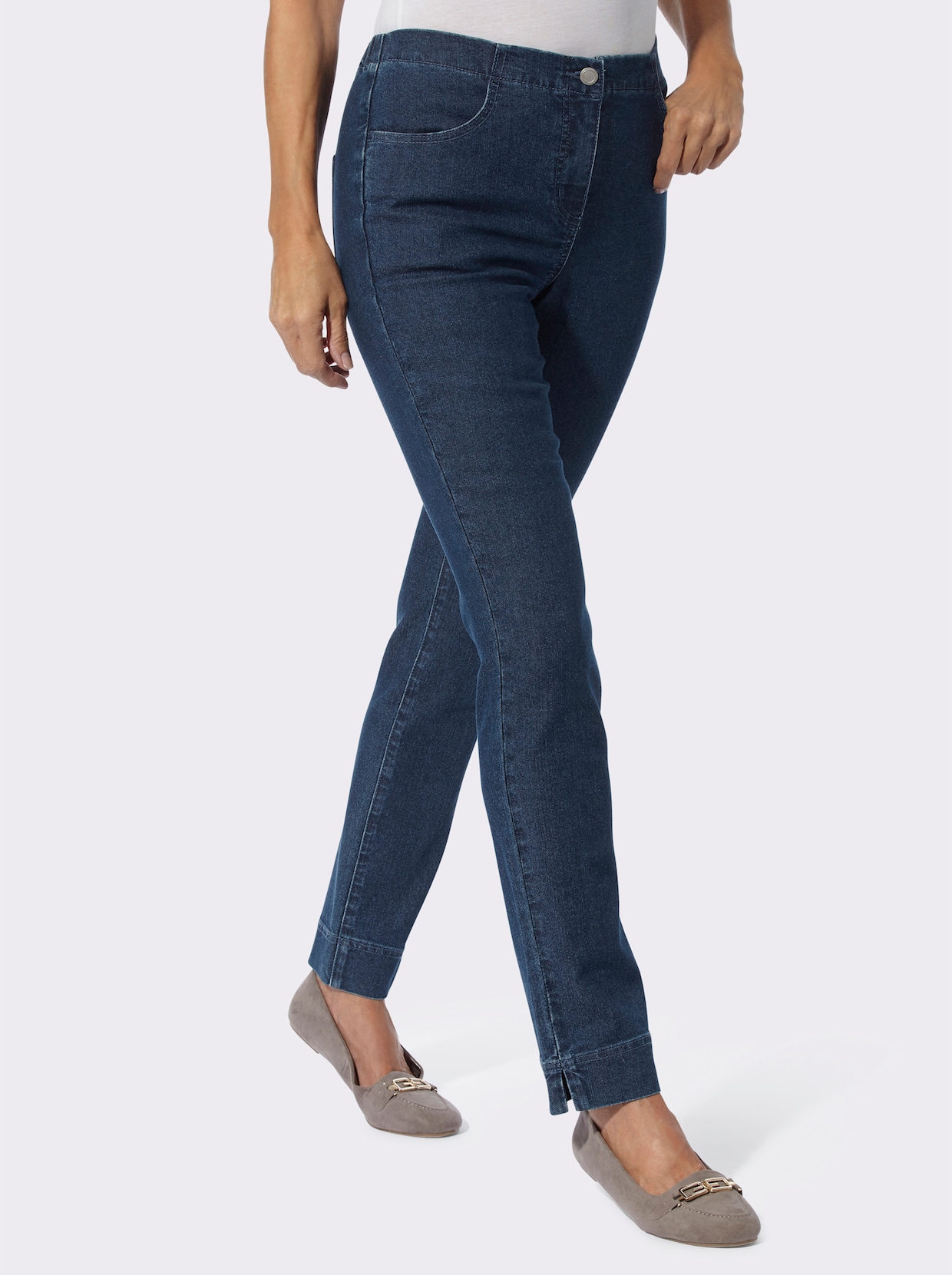 Jeans - blue-stone-washed