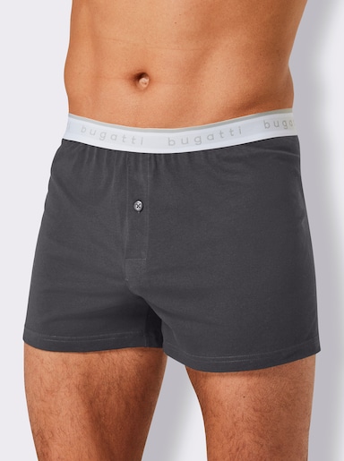 bugatti Boxershorts - marine + grau