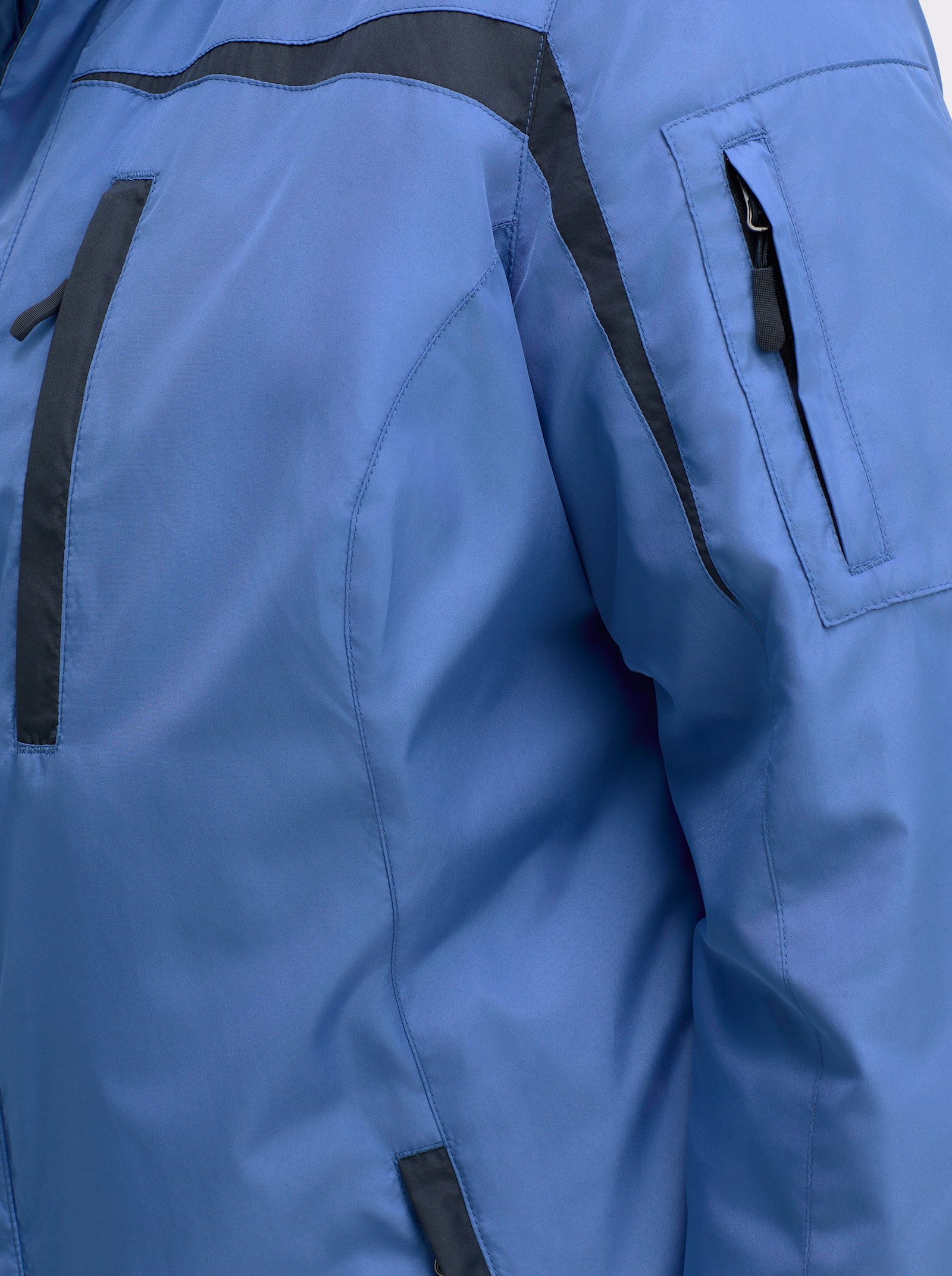 Funktionsjacke wind- und wasserabweisend - mittelblau