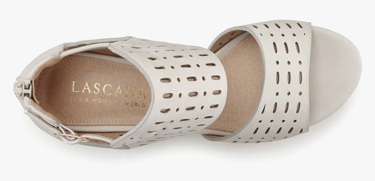 LASCANA Riemchensandalette - beige