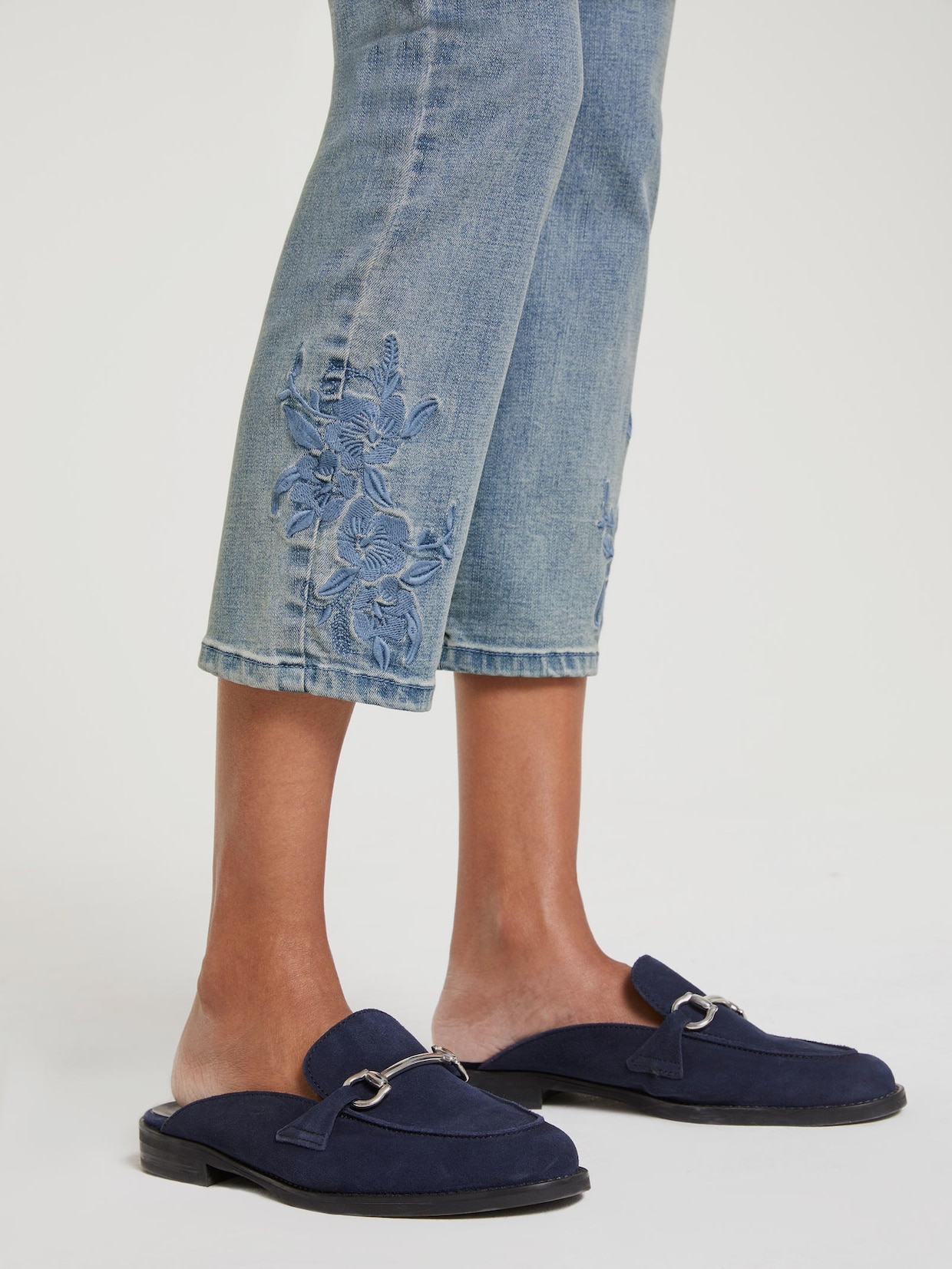 Linea Tesini Push-up-Jeans - jeansblau