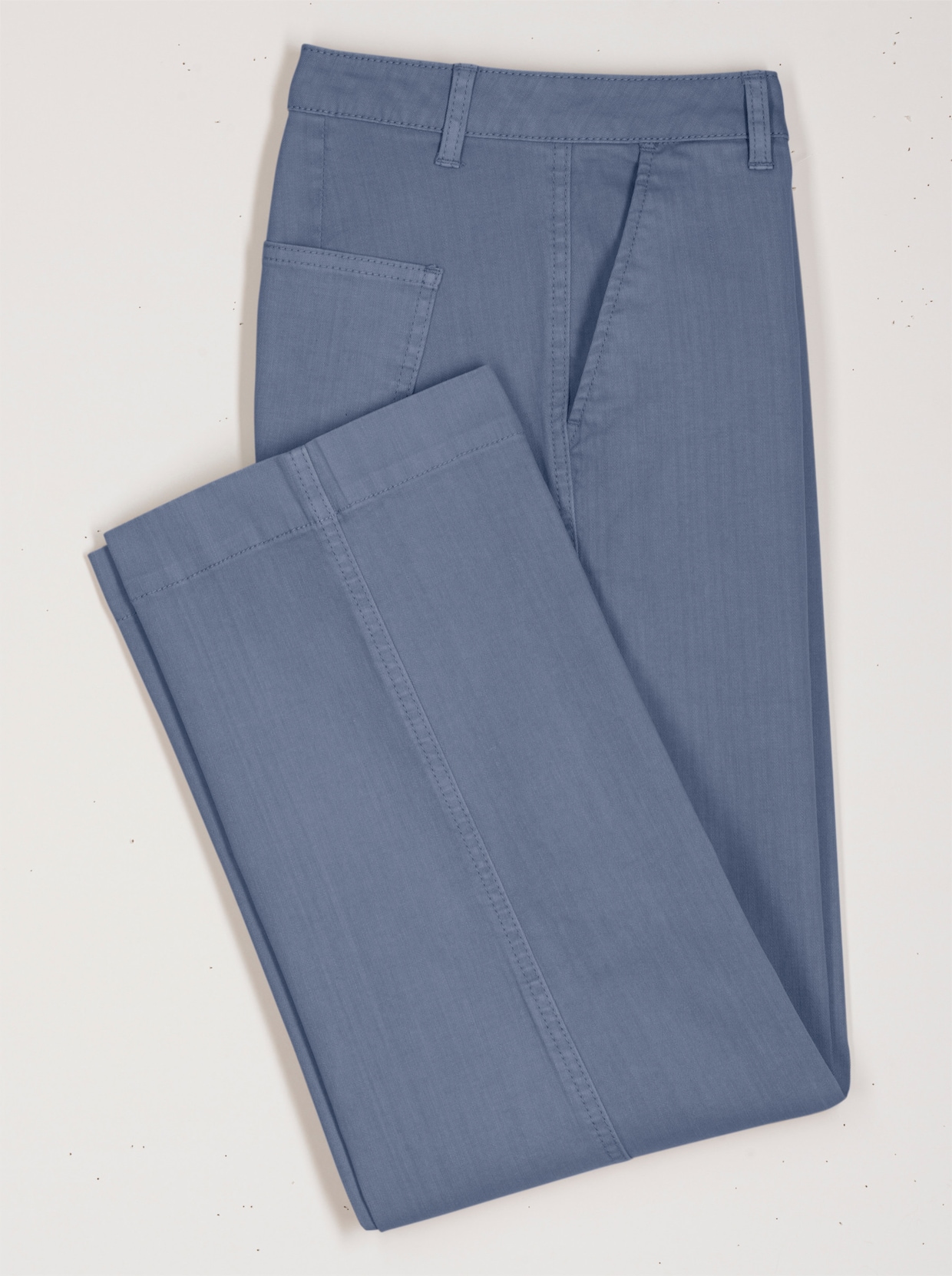 Kalhoty culotte - kouřová modrá