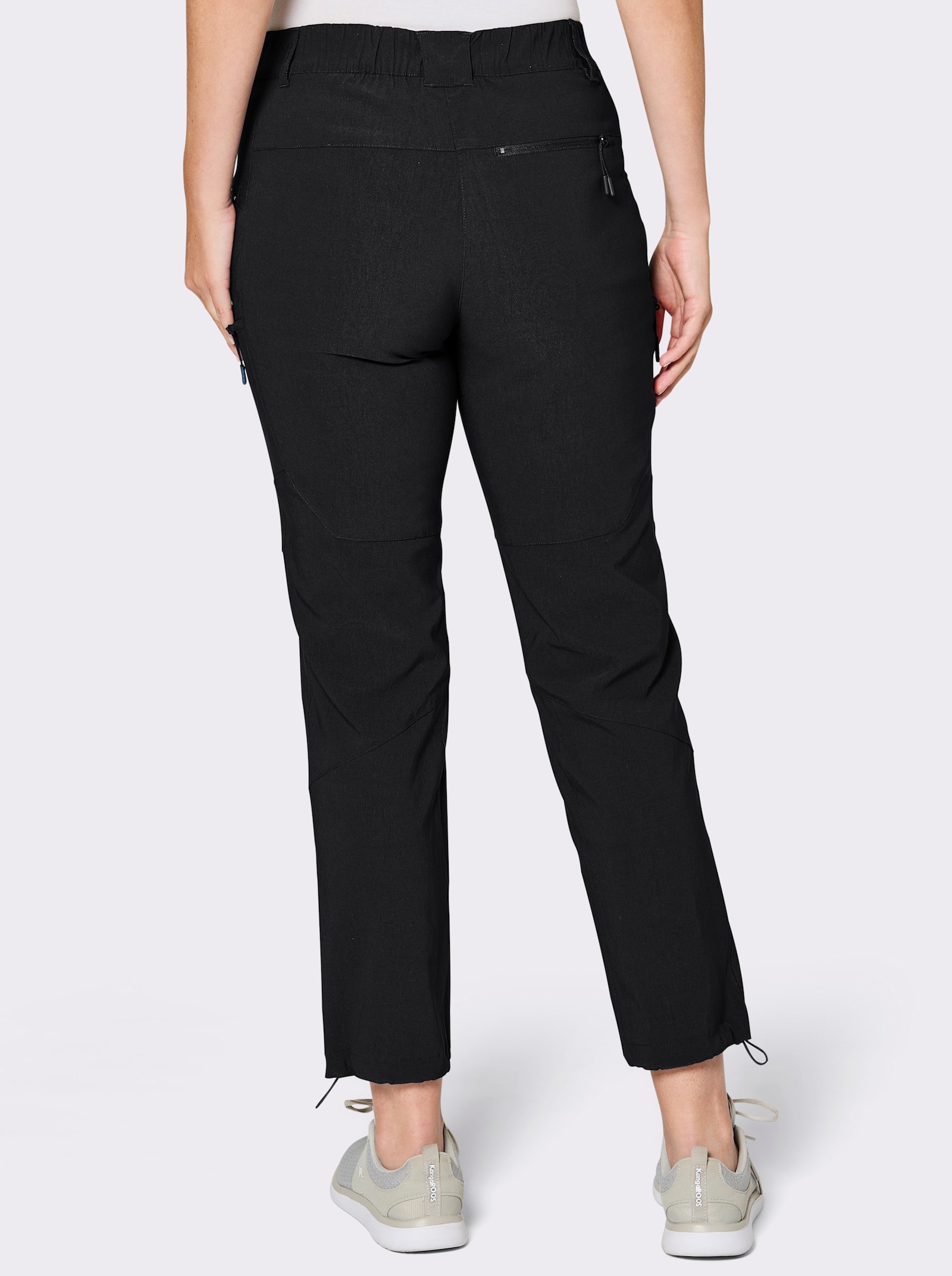 Catamaran Sports Trekkinghose mit weitenregulierbarem Saum - schwarz