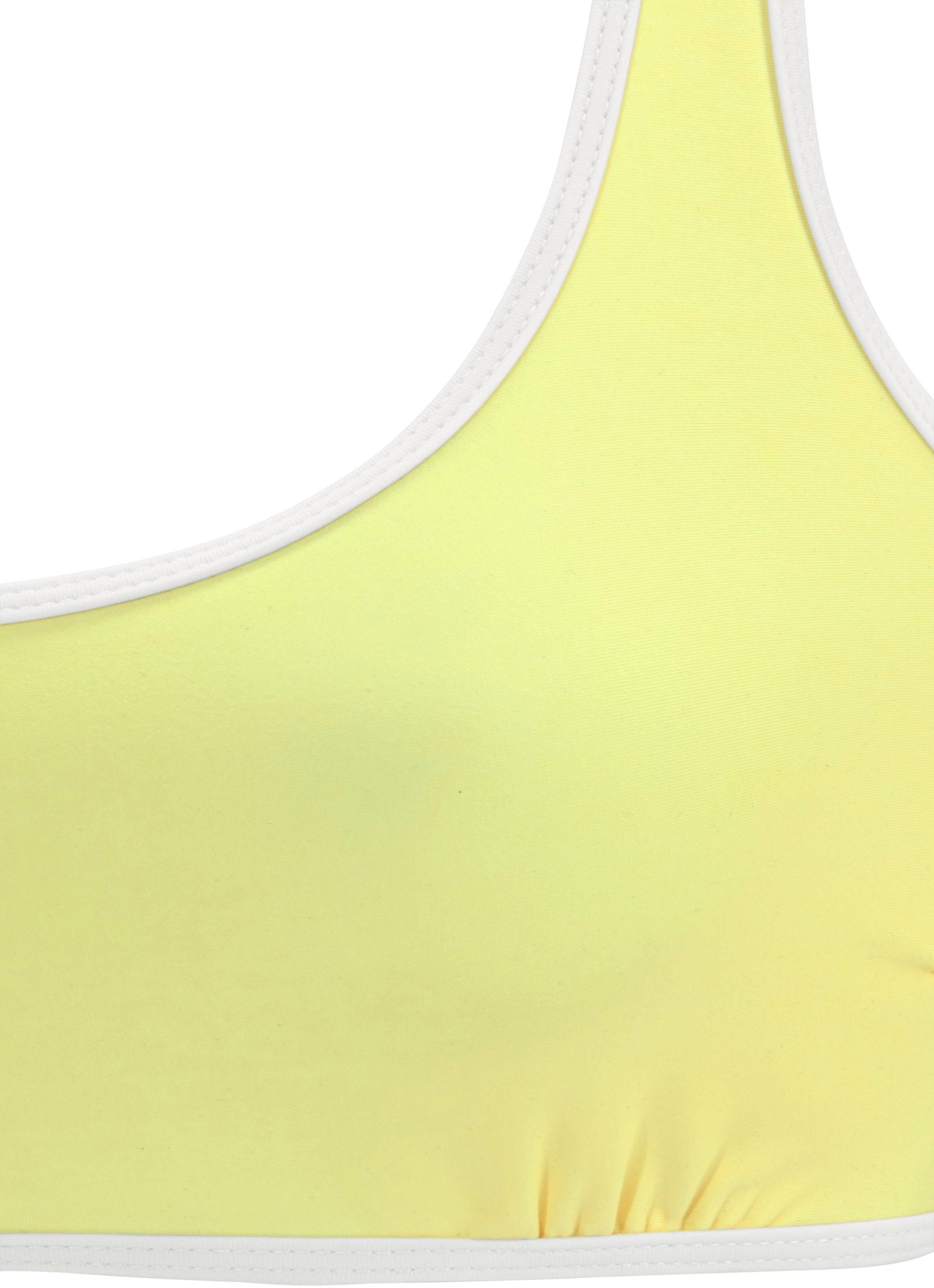 gel Bikini günstig Kaufen-Bustier-Bikini-Top in gelb von Venice Beach. Bustier-Bikini-Top in gelb von Venice Beach <![CDATA[Bustier-Top mit herausnehmbaren Cups. Logo Schriftzug im Rücken.]]>. 