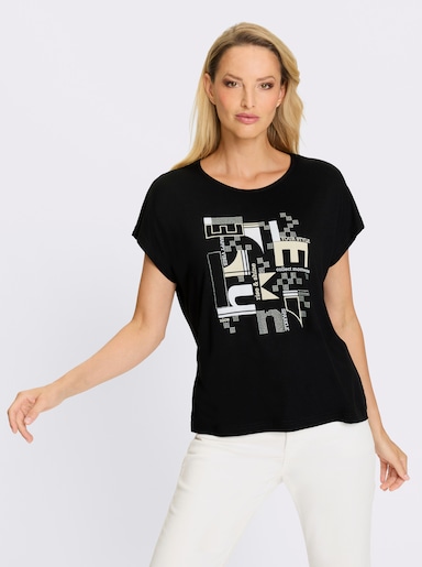 heine Kurzarmshirt - schwarz