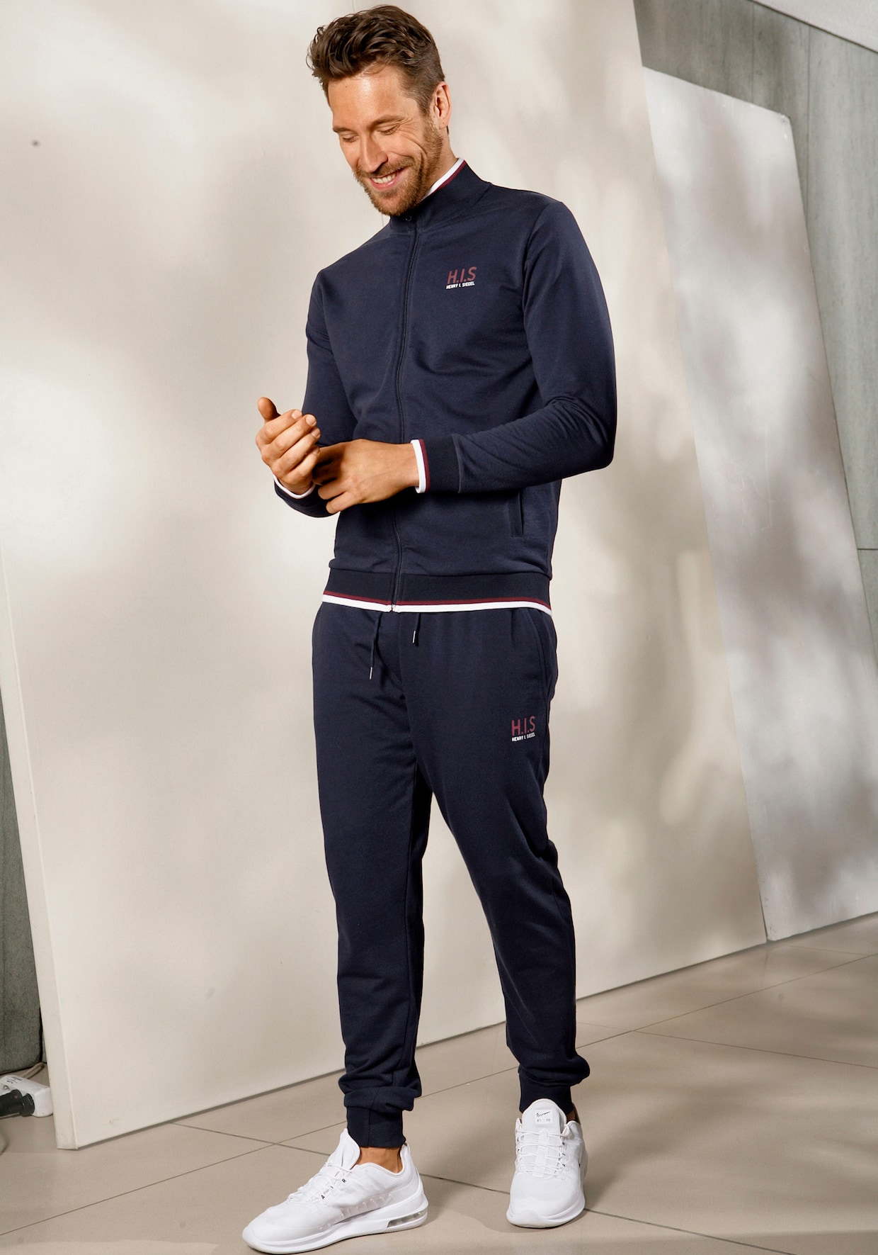 H.I.S Sweatbroek - navy