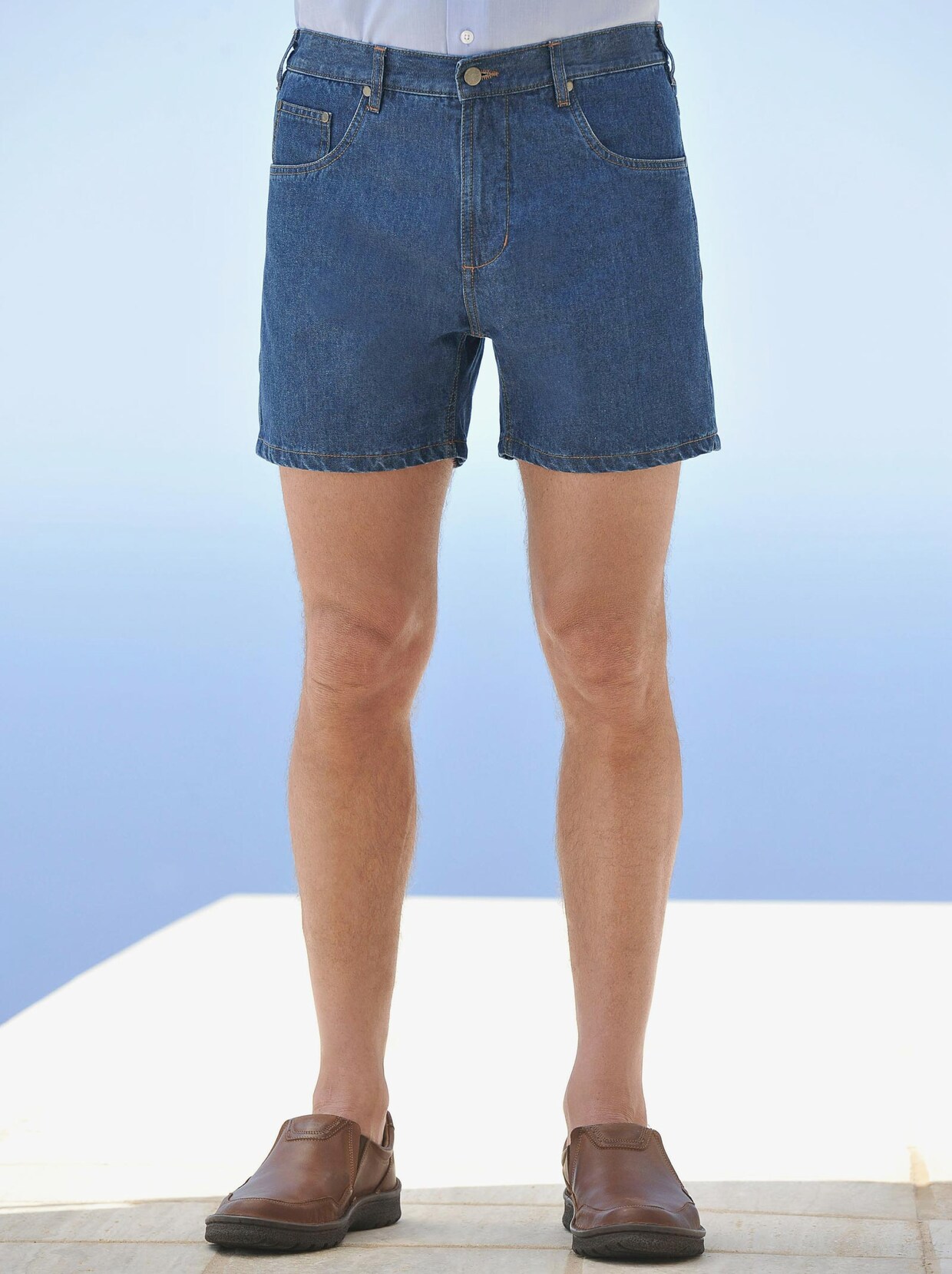 Catamaran Jeans-Shorts - blue-stone-washed