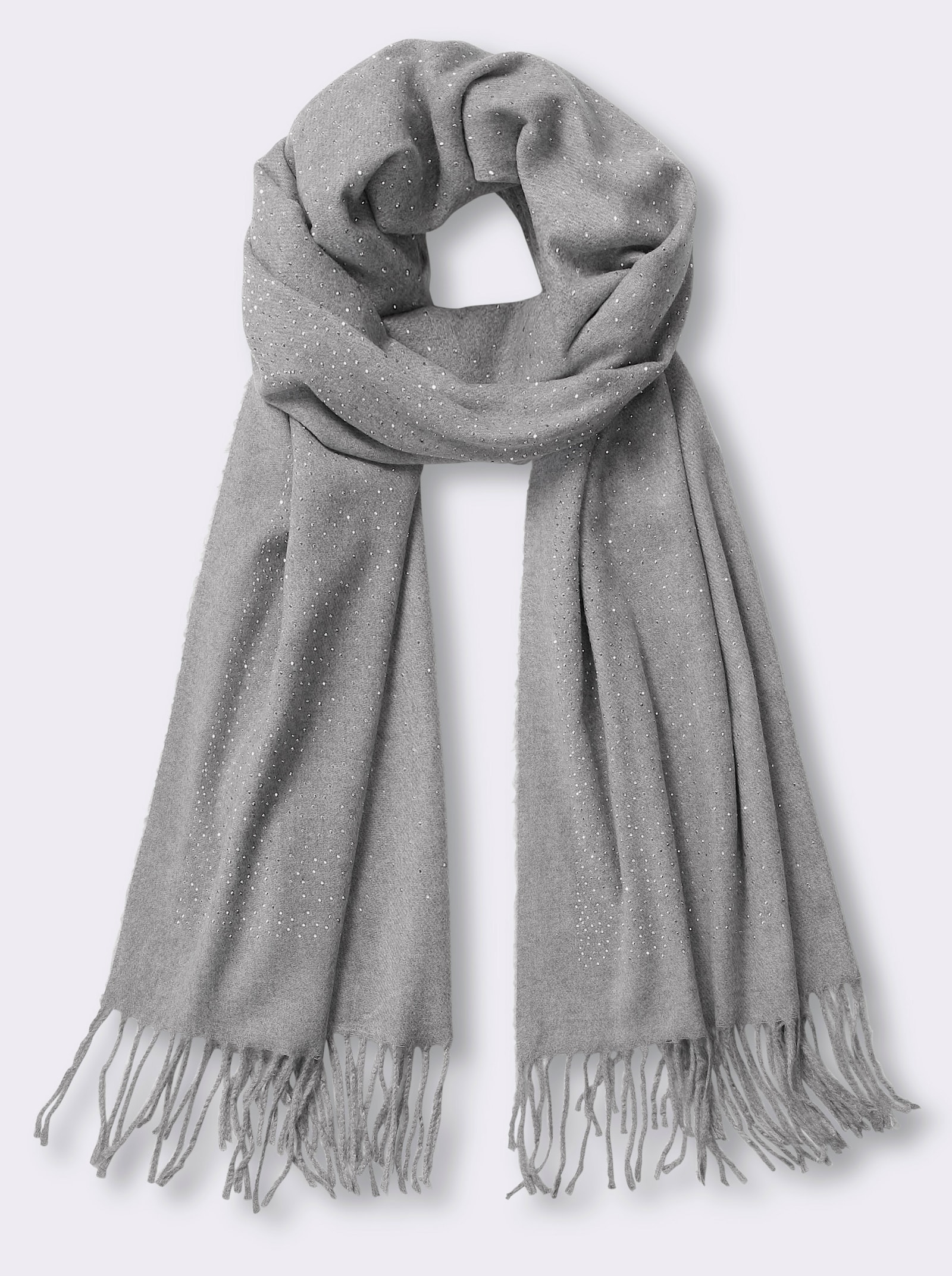 heine Schal - hellgrau