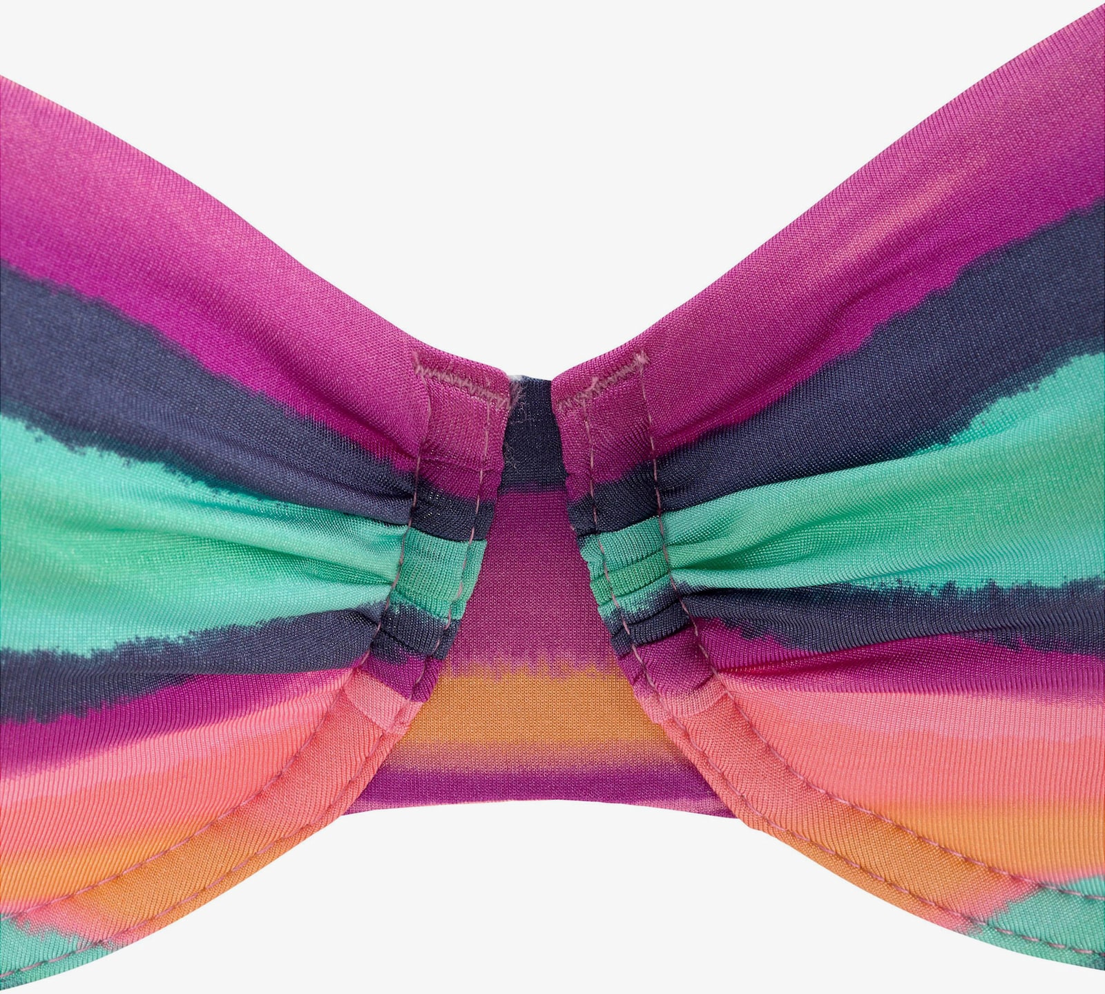 LASCANA Bügel-Bikini-Top - bunt-gestreift