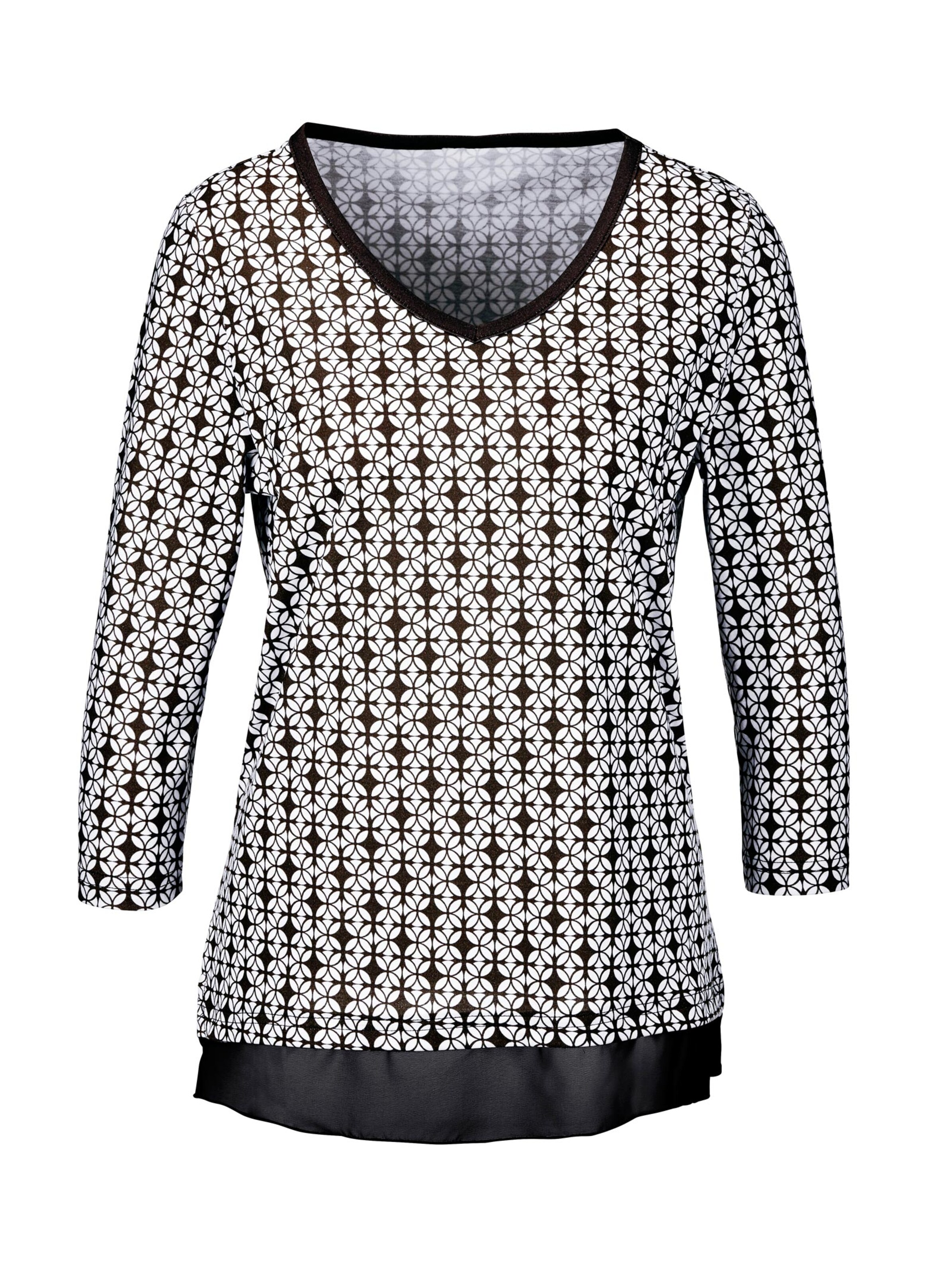 Shirt - schwarz-weiß