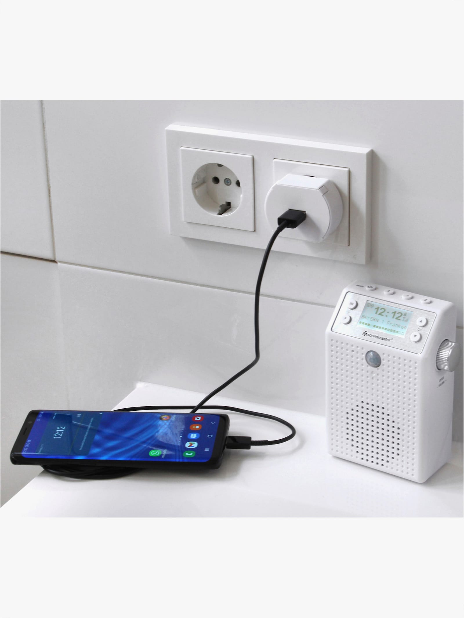 soundmaster Digitalradio (DAB+) - weiß